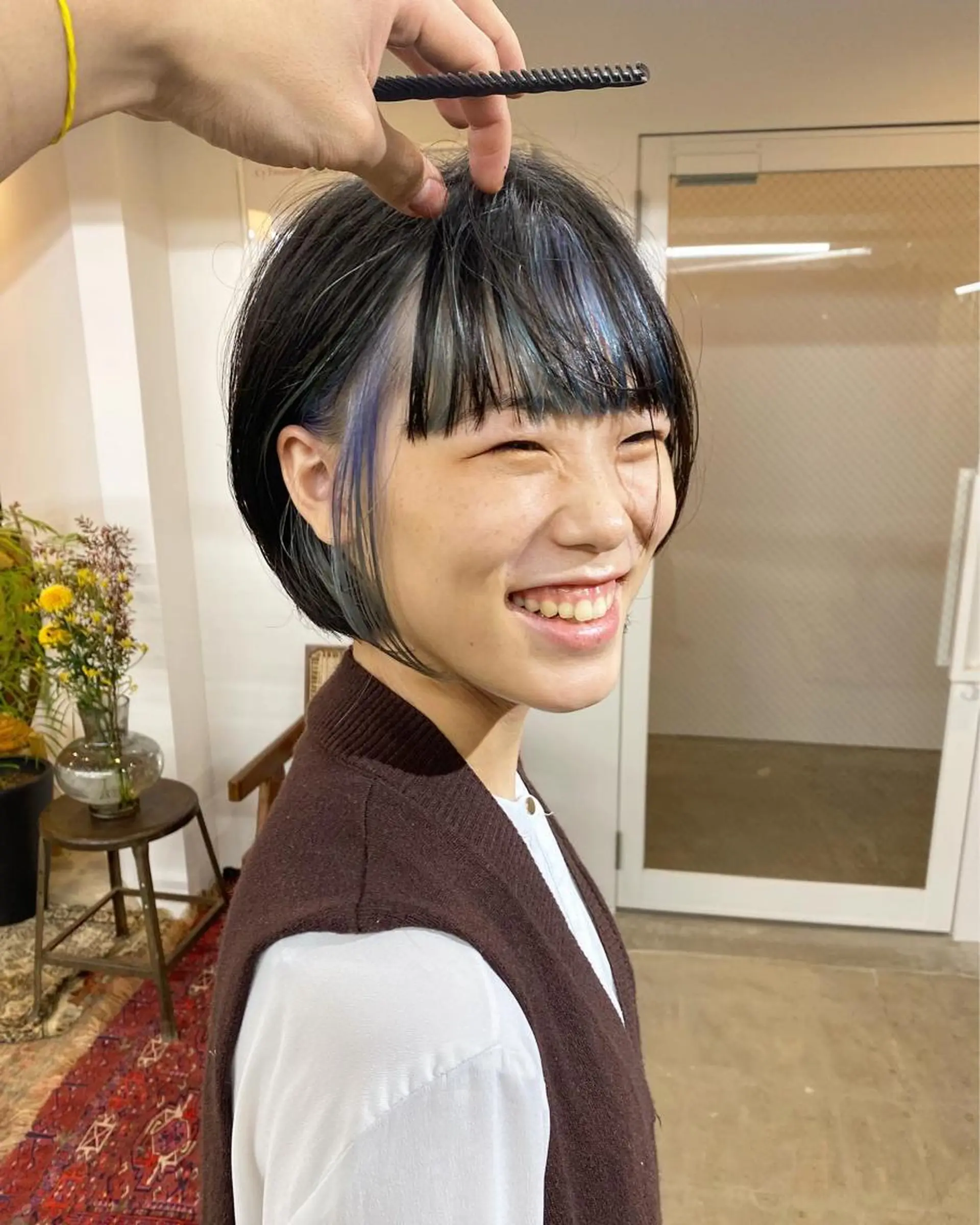 ショート 金沢美容室/ 艶髪/夜営業/JINのヘアスタイル