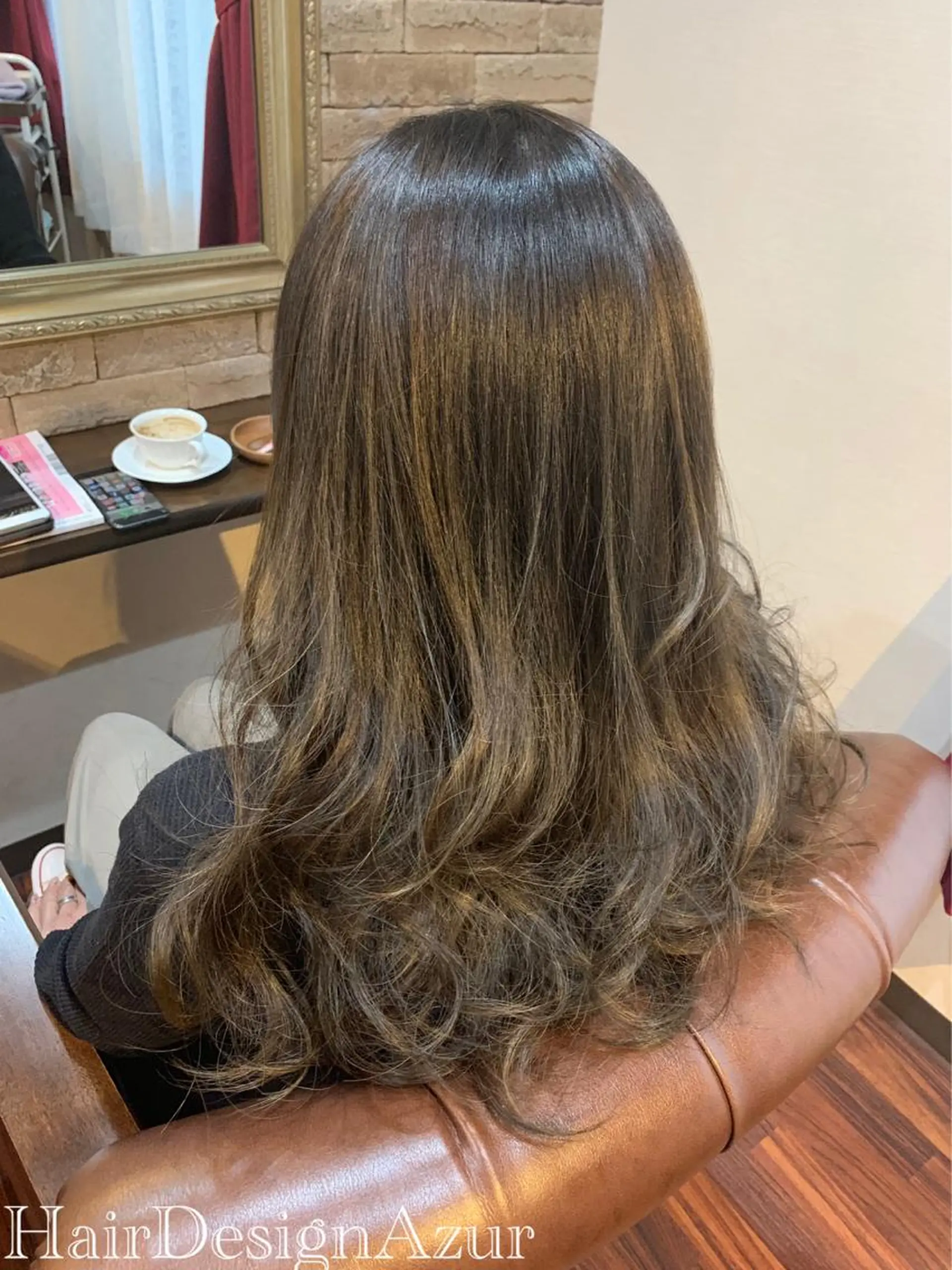 ロング カラー HairDesign Azurのヘアスタイル