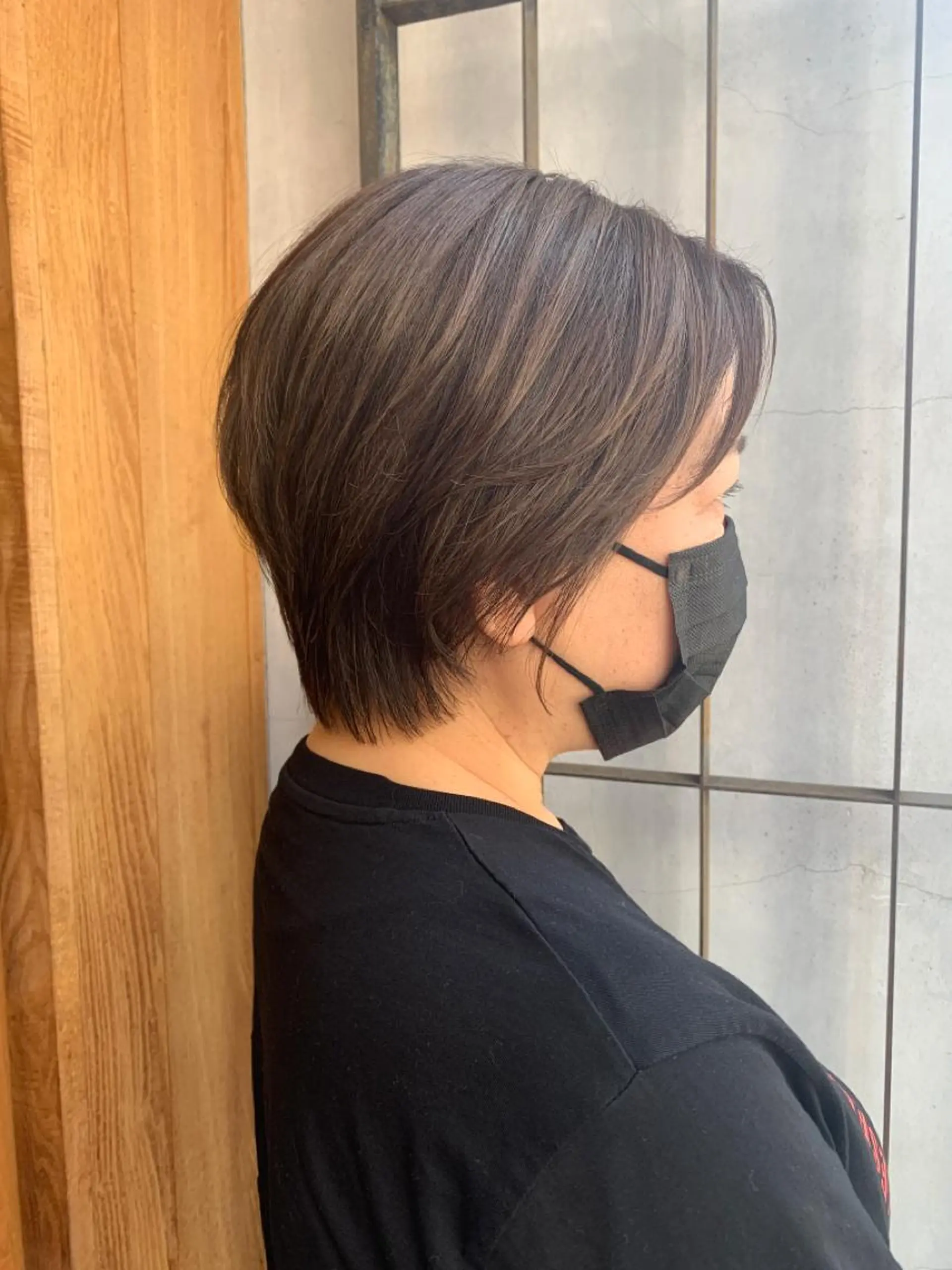 ショート 艶髪color💎髪 質改善ストレート大吉のヘアスタイル