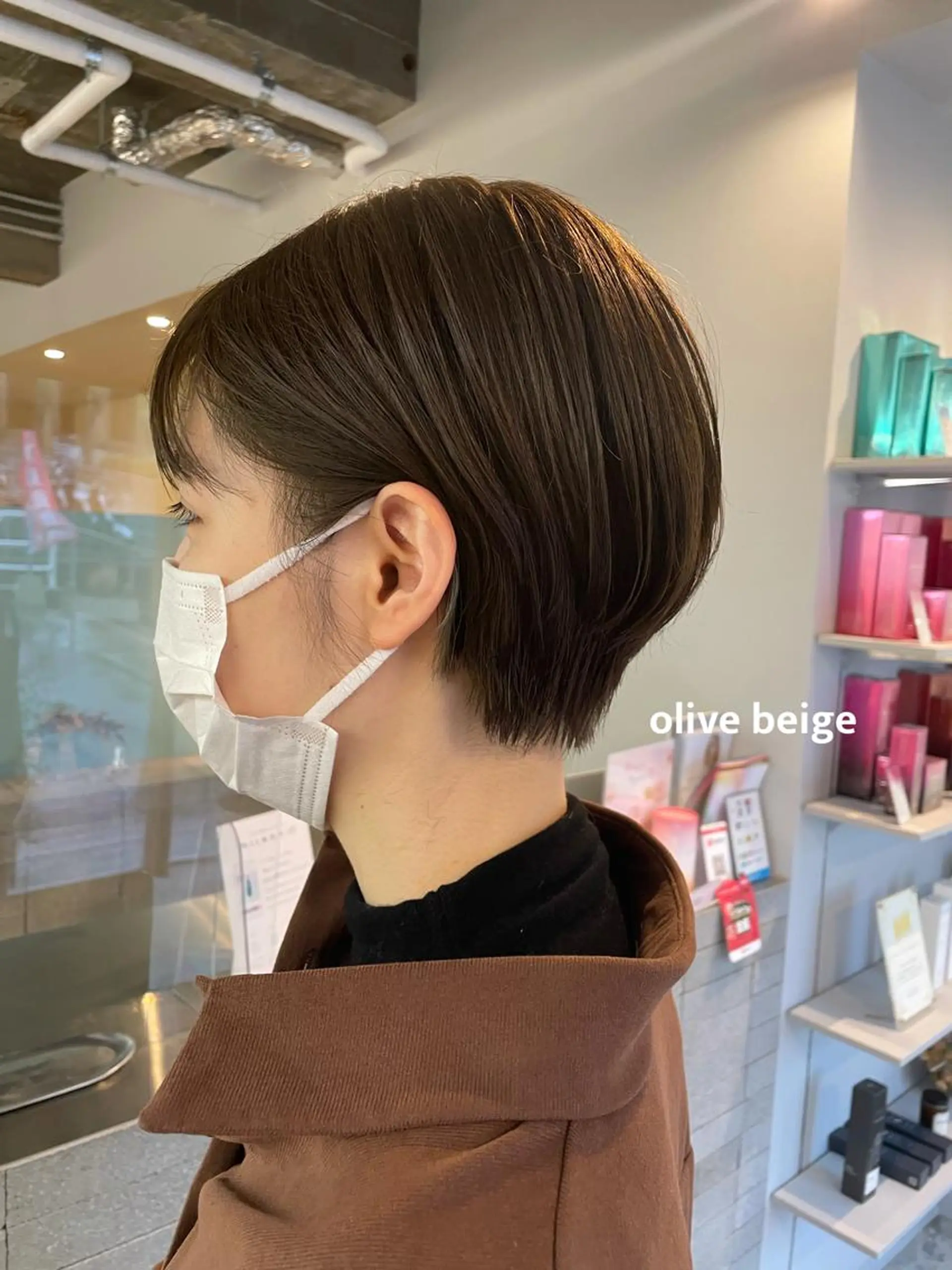 ショート カラー パーマ メンズ cipre miyabiのヘアスタイル