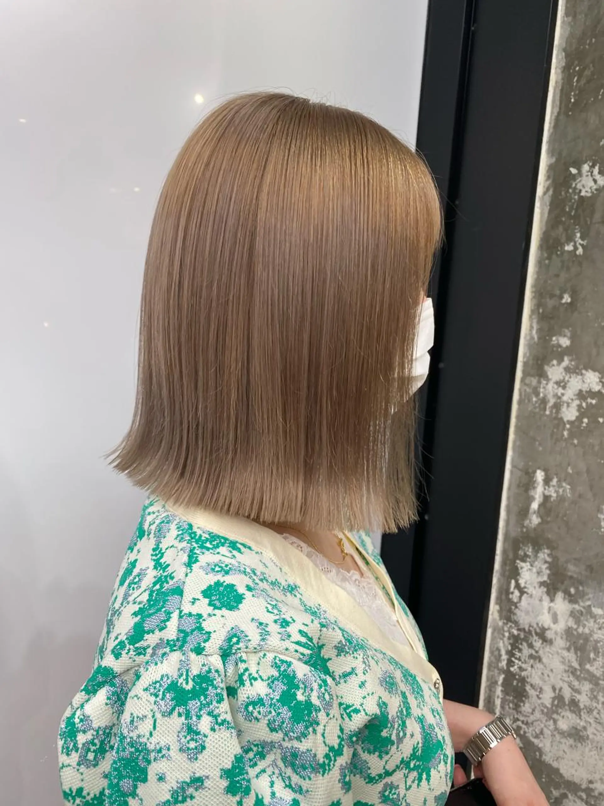 ミディアム カラー Pia ツボイ ケイタのヘアスタイル