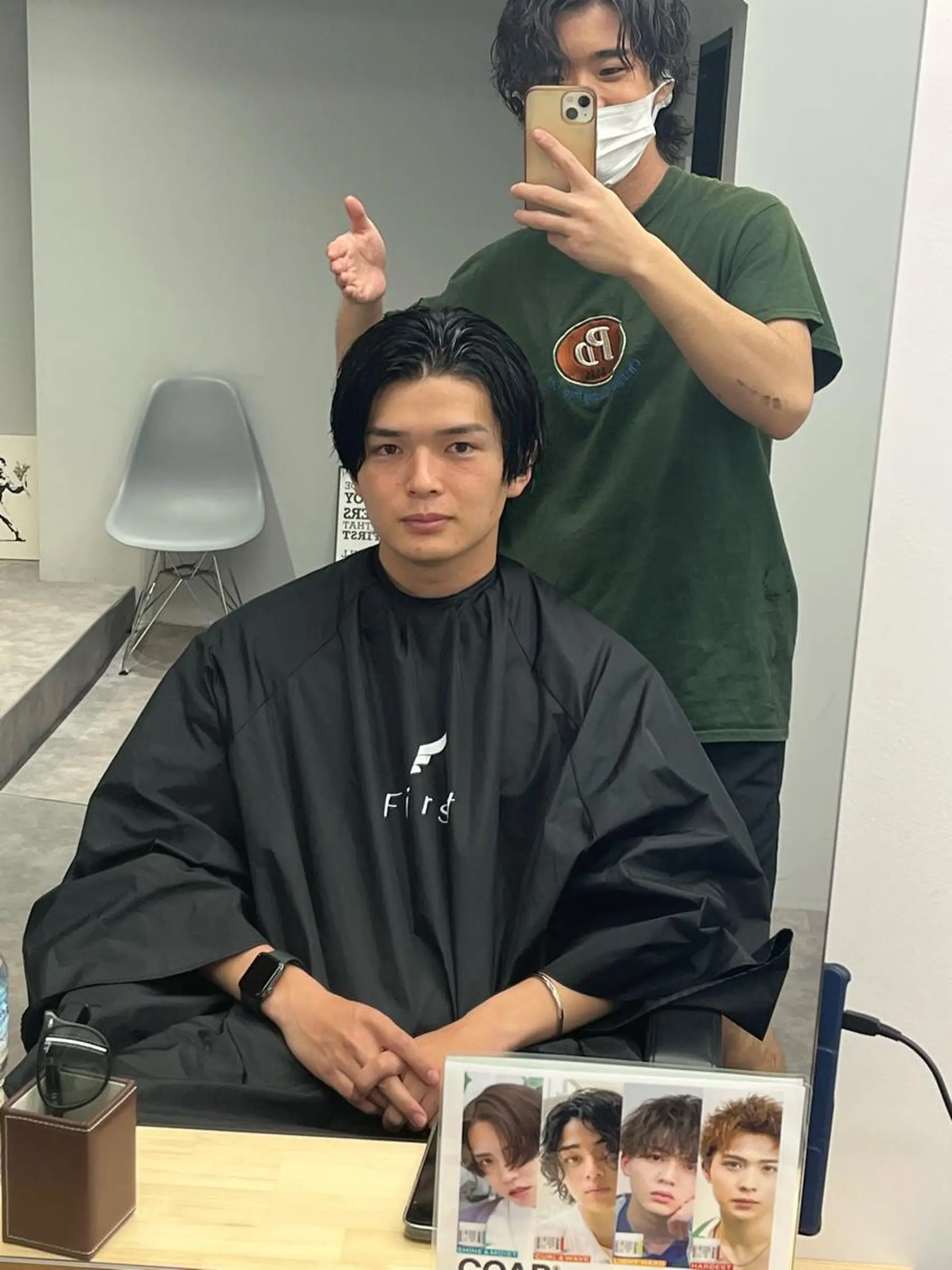 メンズ 釜谷 健二郎のヘアスタイル