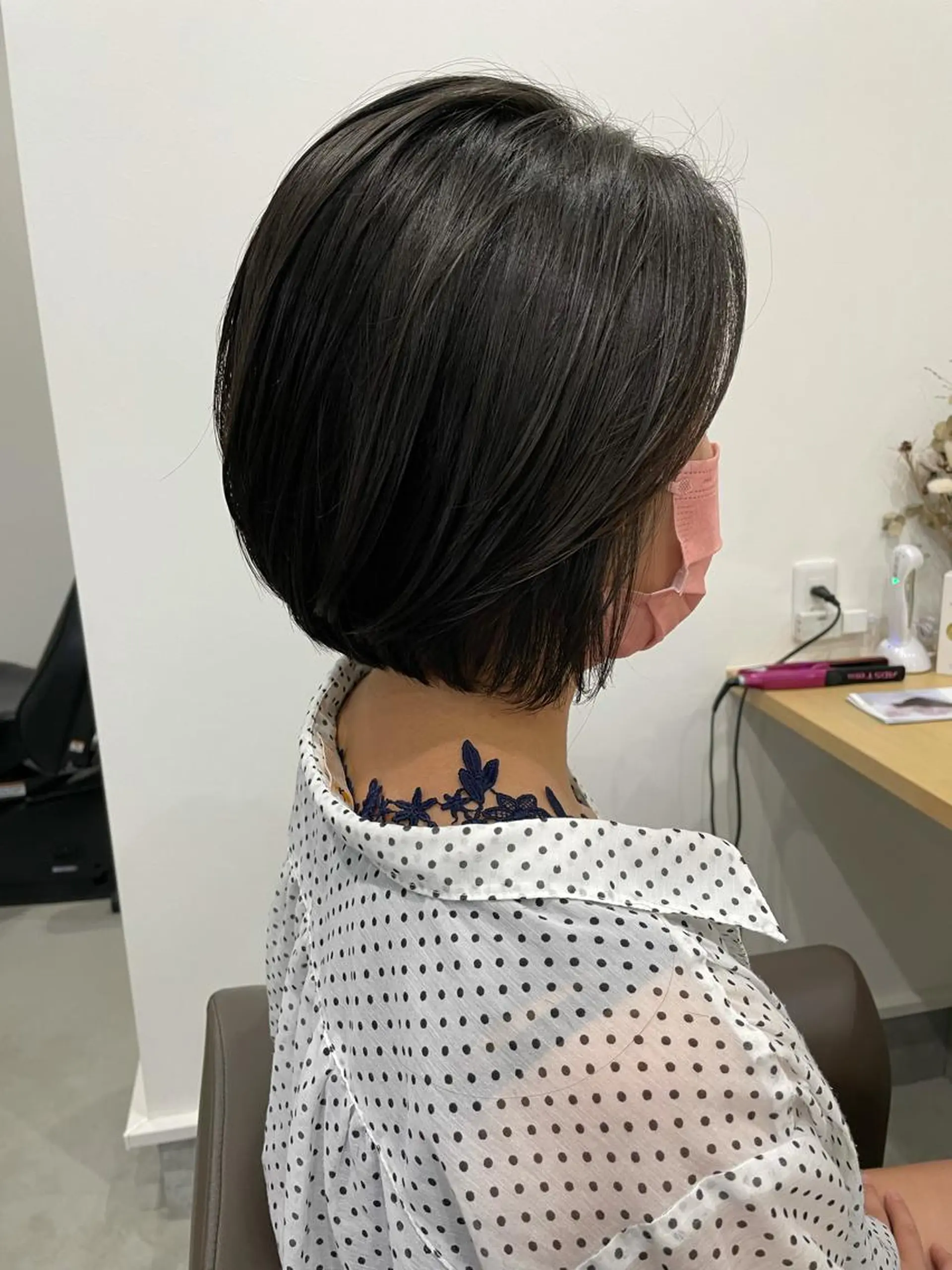 ショート 前下がりボブ ボブ 衣笠 雅俊のヘアスタイル
