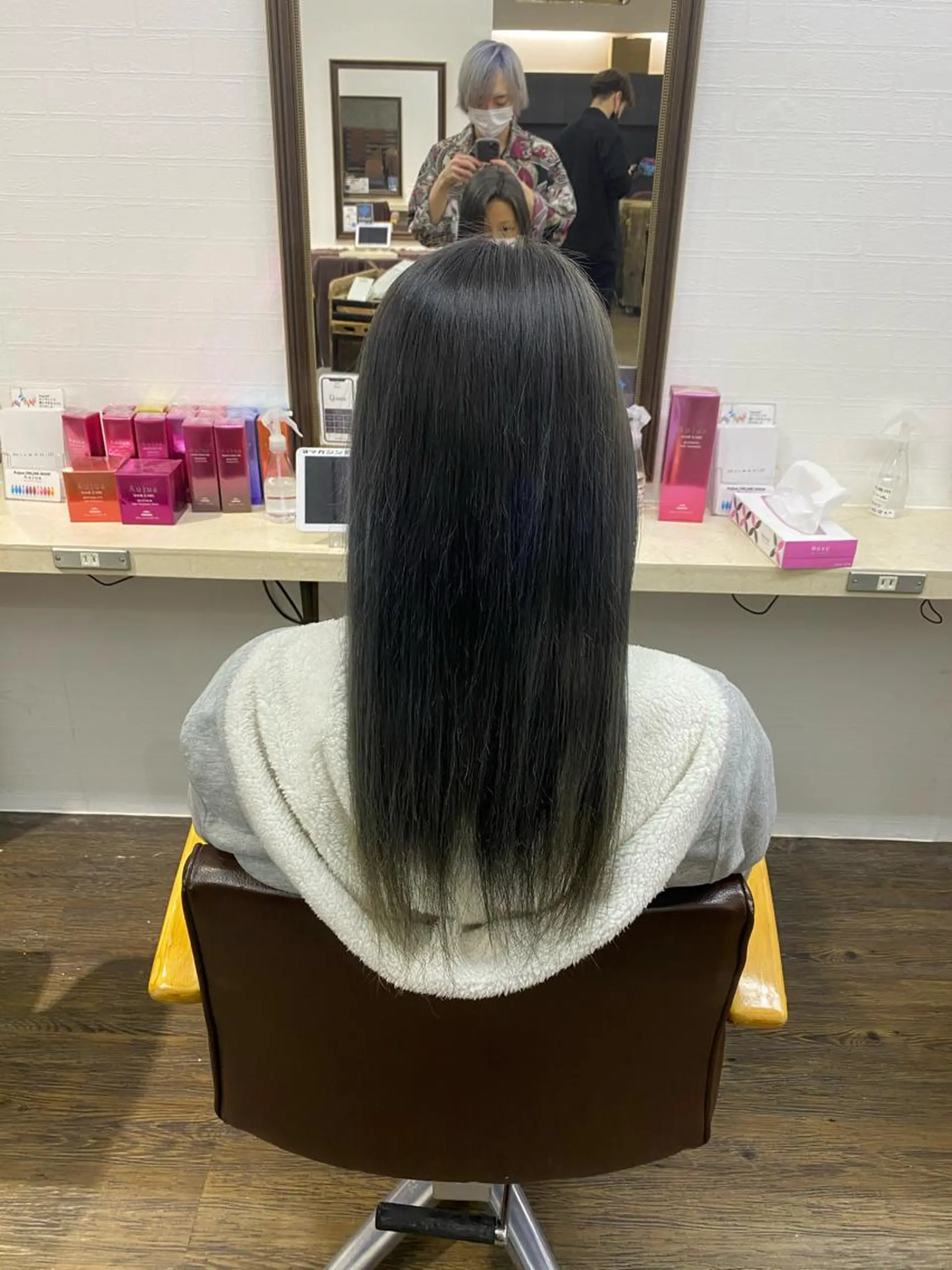 ロング カラー 🎀艶ブリーチカラー 🎀Fan.🎀秋山のヘアスタイル