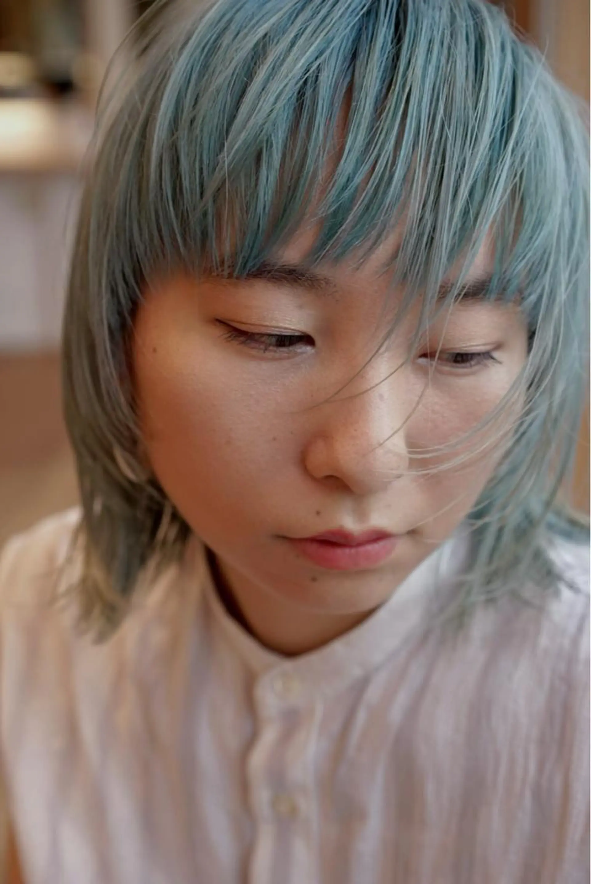 カラー ナガス カズアキのヘアスタイル