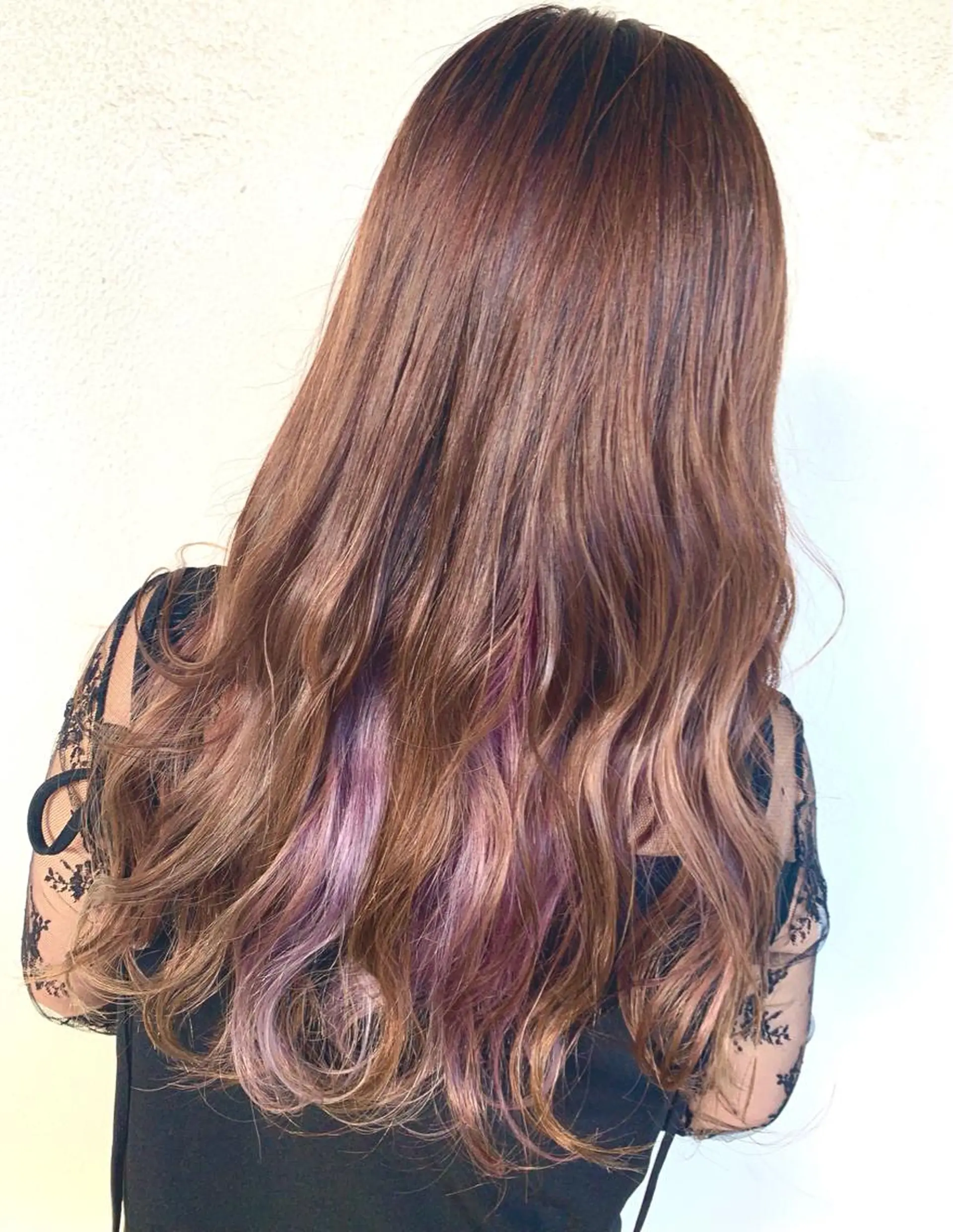 ロング カラー インナーカラー ピンクカラー バイオレットカラー Dali 若松　朋美のその他イメージ