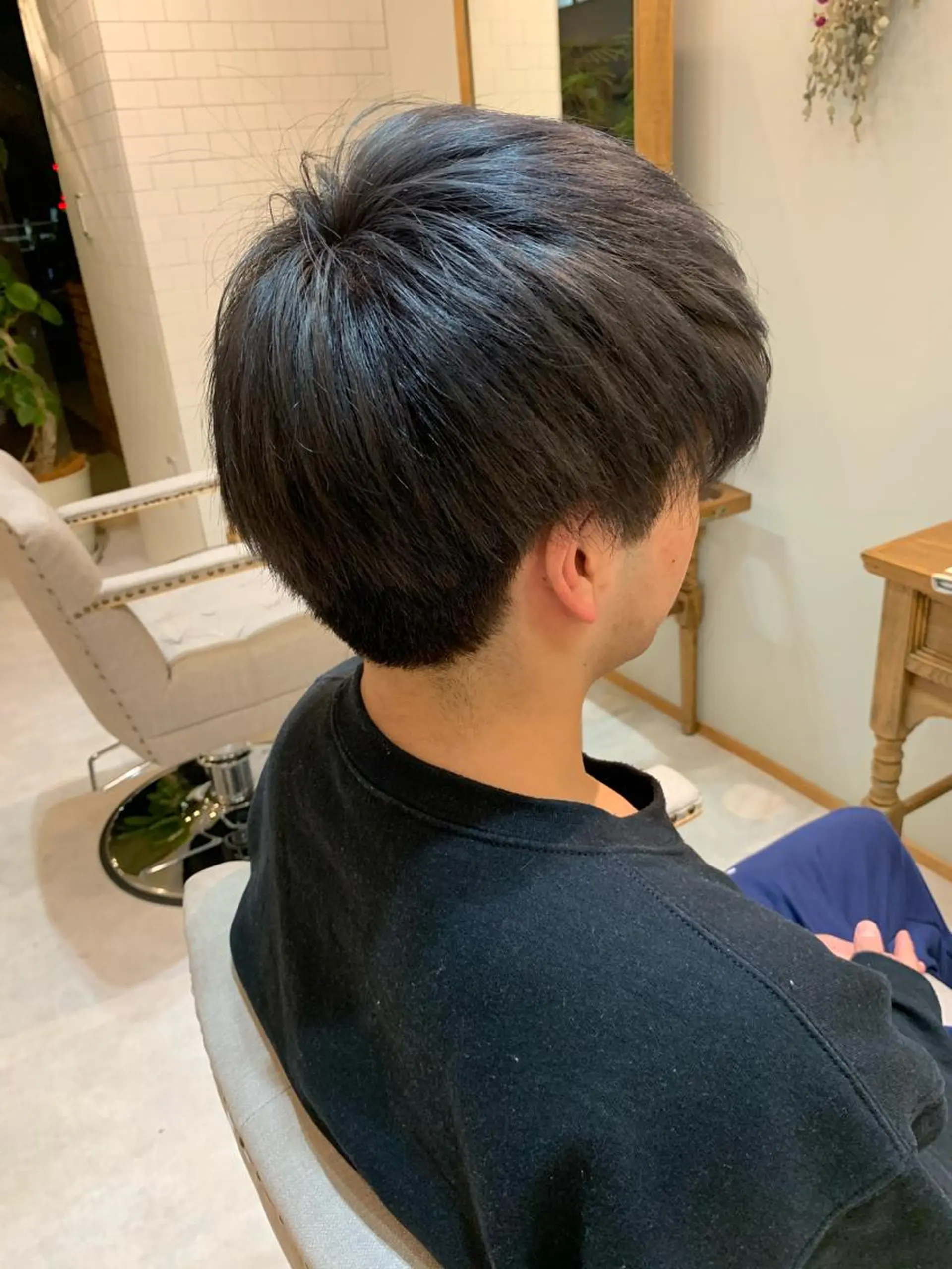 カラー メンズ ぱつボブ/ ショート/YUKIのヘアスタイル