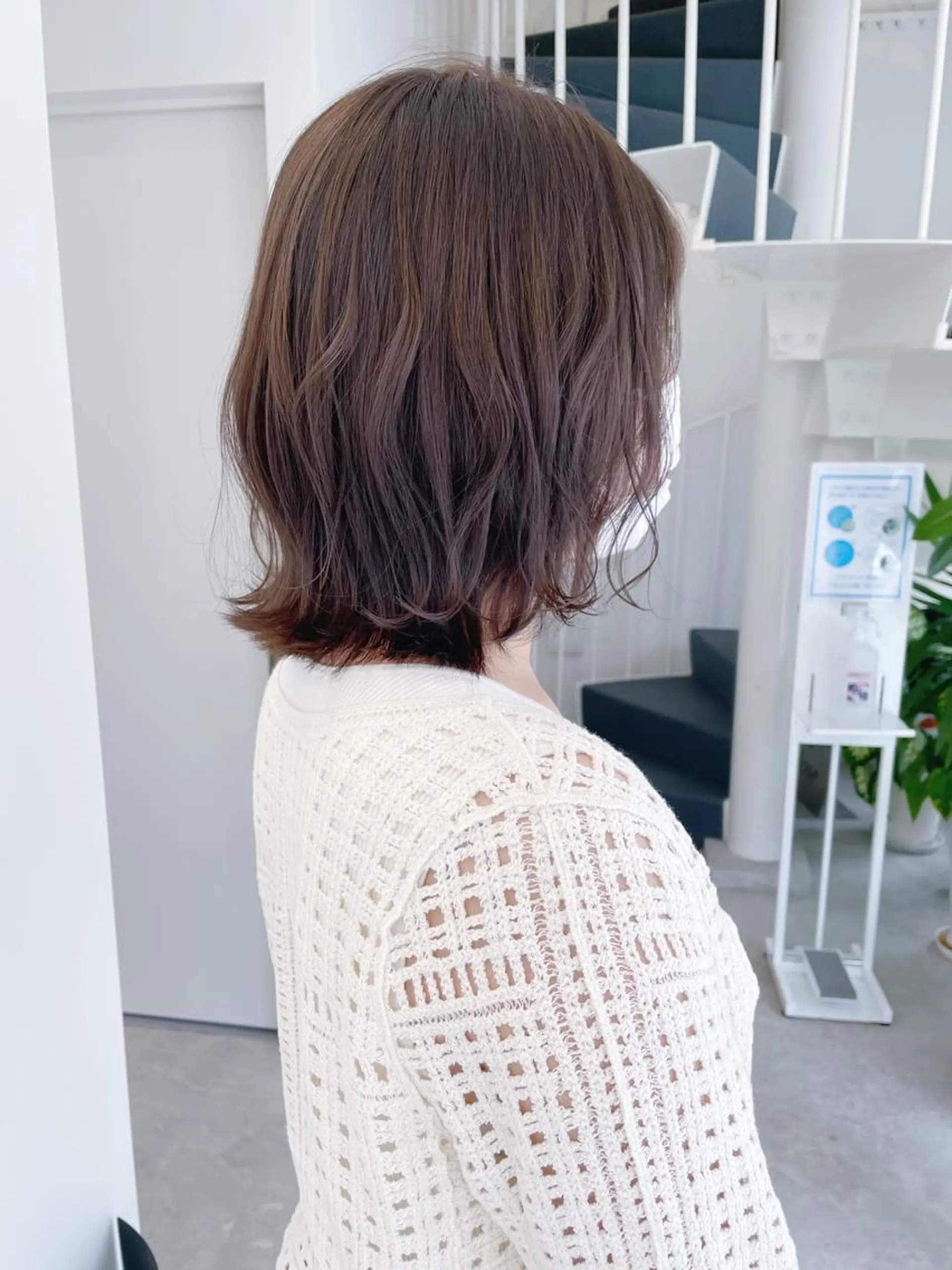 ミディアム クニモトハルナ ボブ/柔らかカラーのヘアスタイル