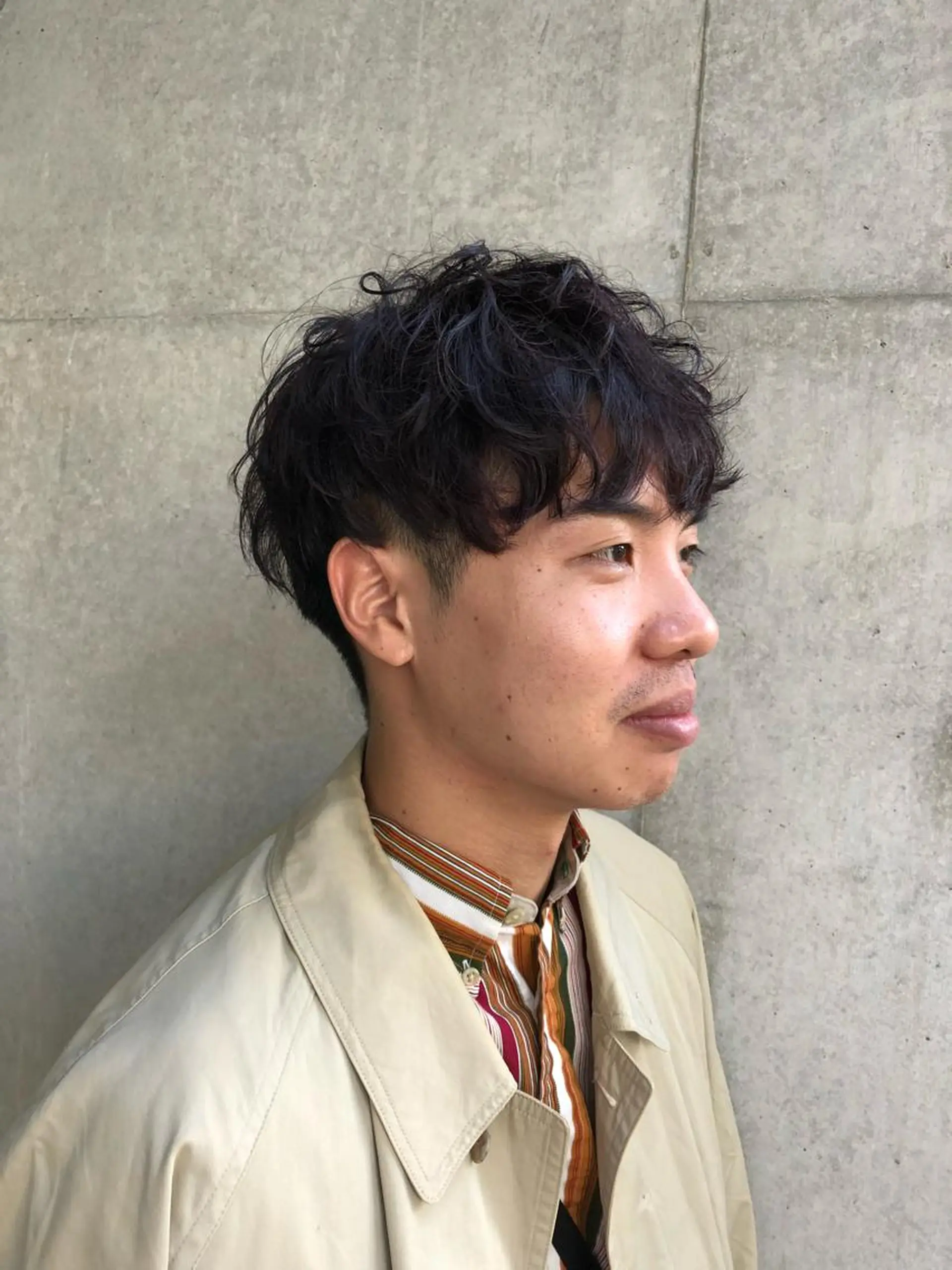 パーマ メンズ カット パーマ 森本裕/オーナー/ スパイラルパーマのヘアスタイル