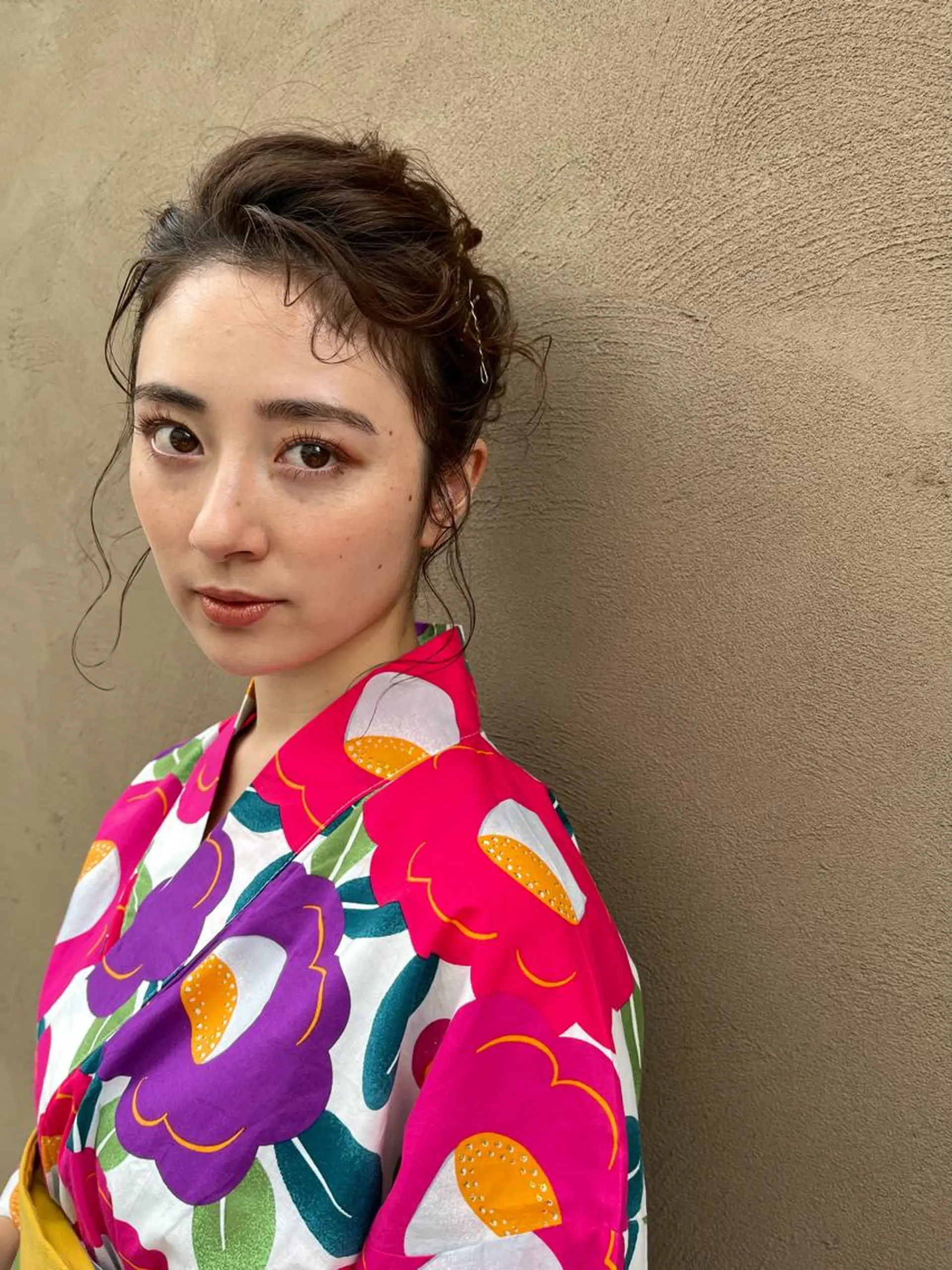 ミディアム 松永 梨央のヘアスタイル