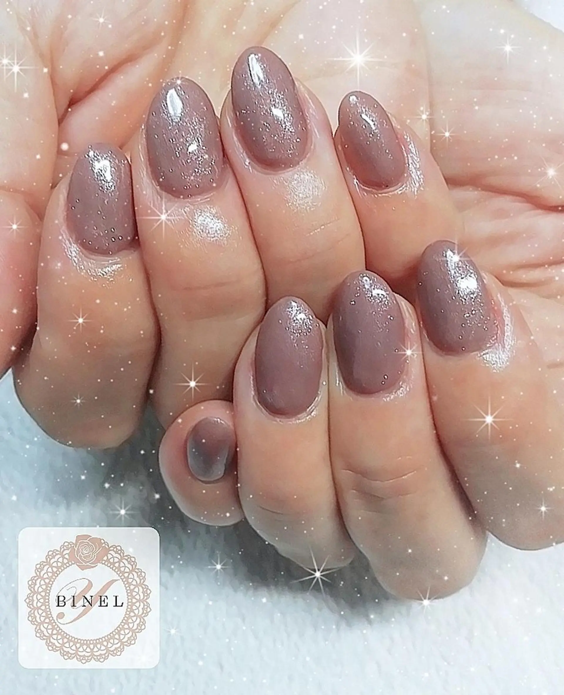 ネイル オフィスネイル ワンカラーネイル ハンドネイル Nail Salon Y.BINELのネイルデザイン