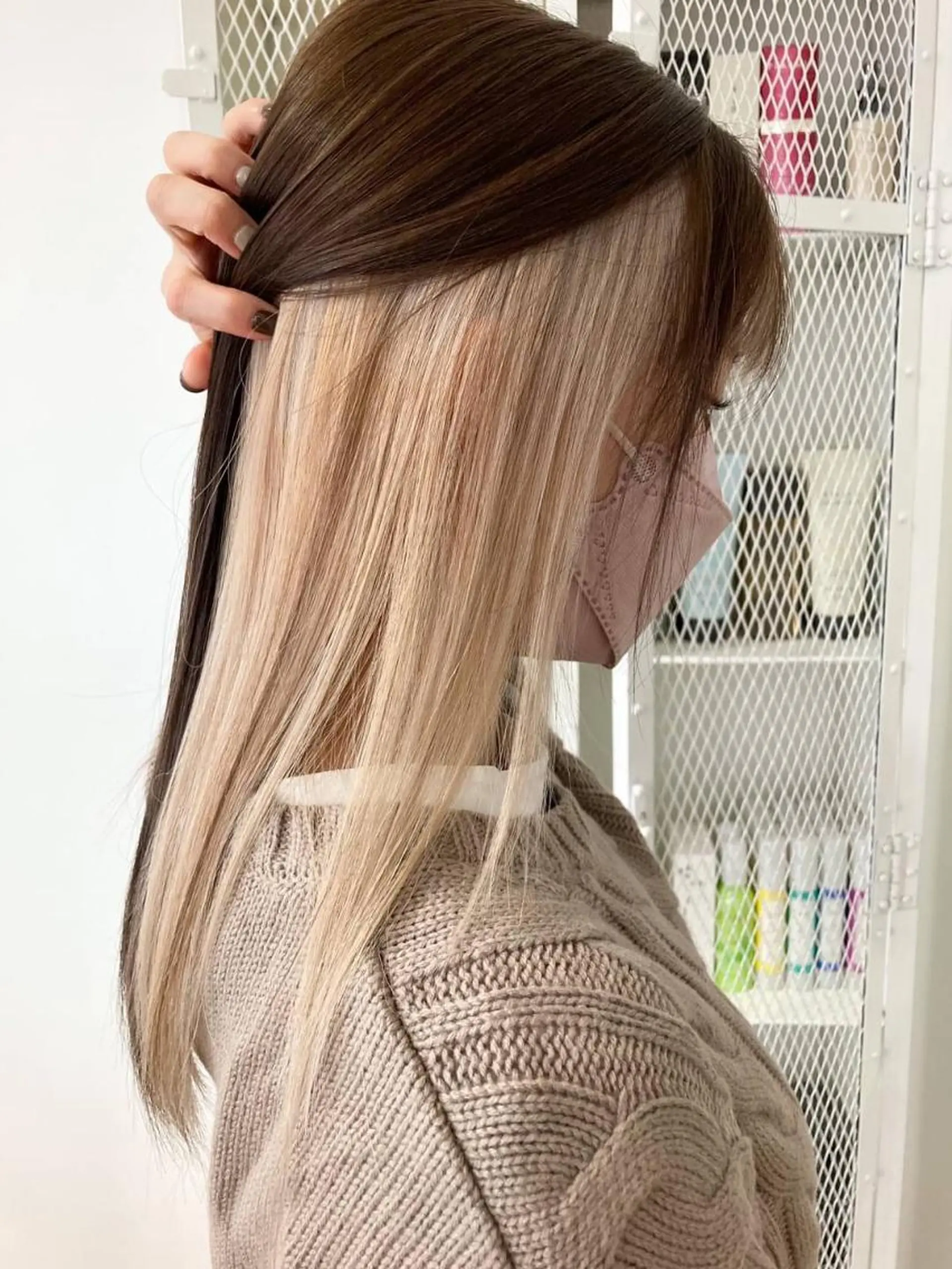 ミディアム カット ヘアカラー トリートメント ❄️透明感カラー❄️ メンズ✂️TOWAのヘアスタイル