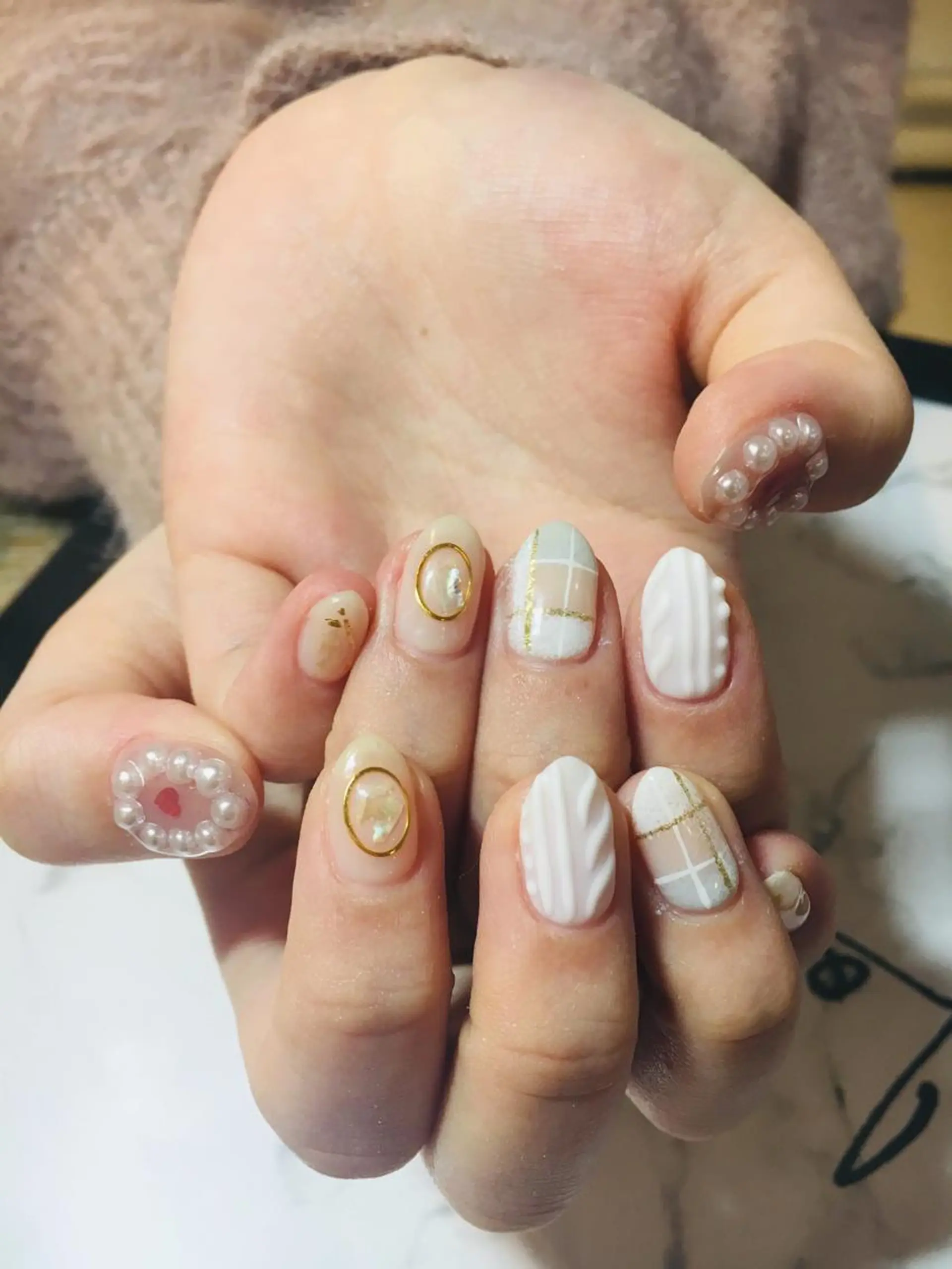 ネイル 持ち込み ハンドネイル LOVE NAIL 💕Sonoのネイルデザイン