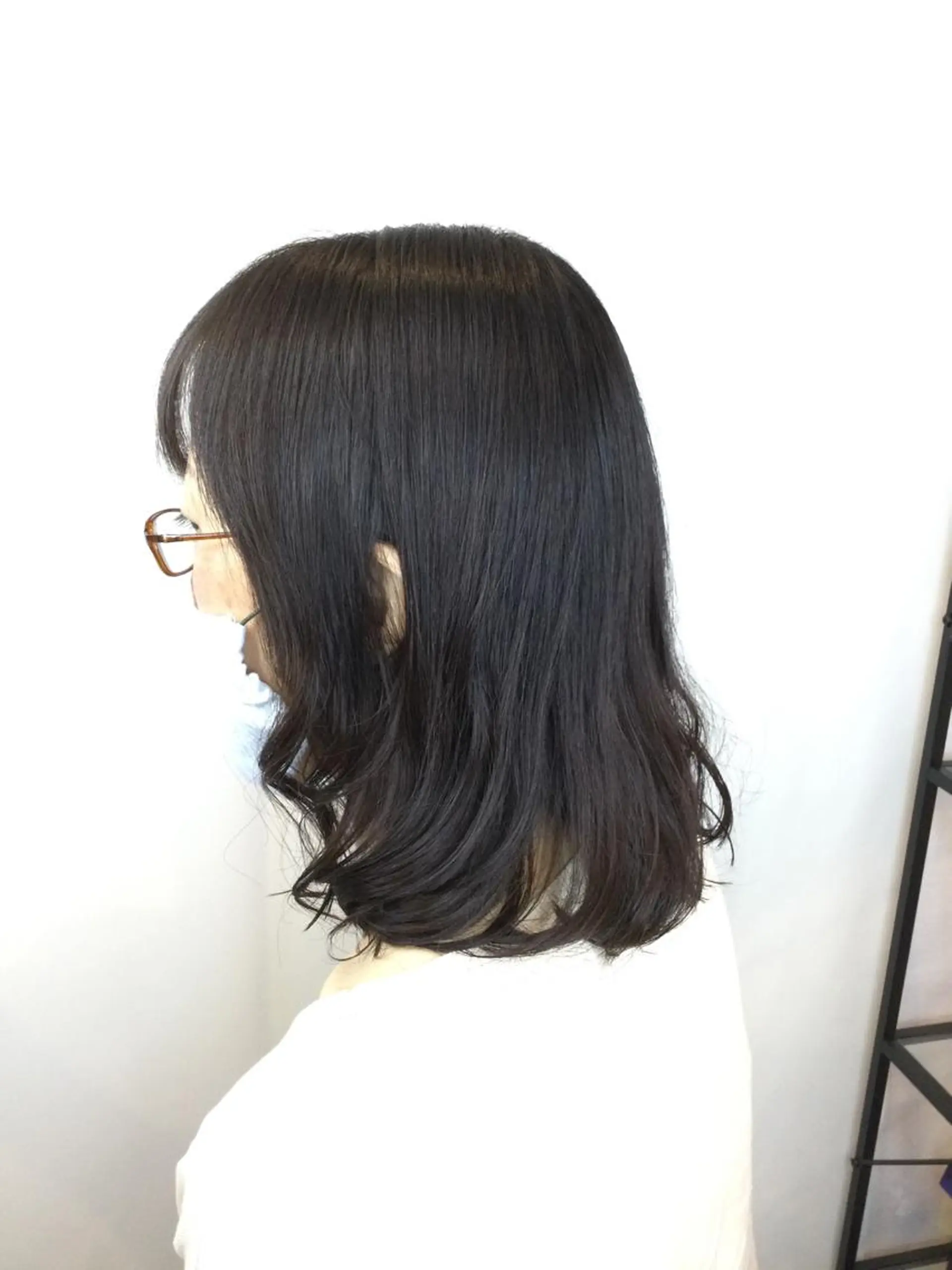 ミディアム パーマ Annon プライベートサロンのヘアスタイル