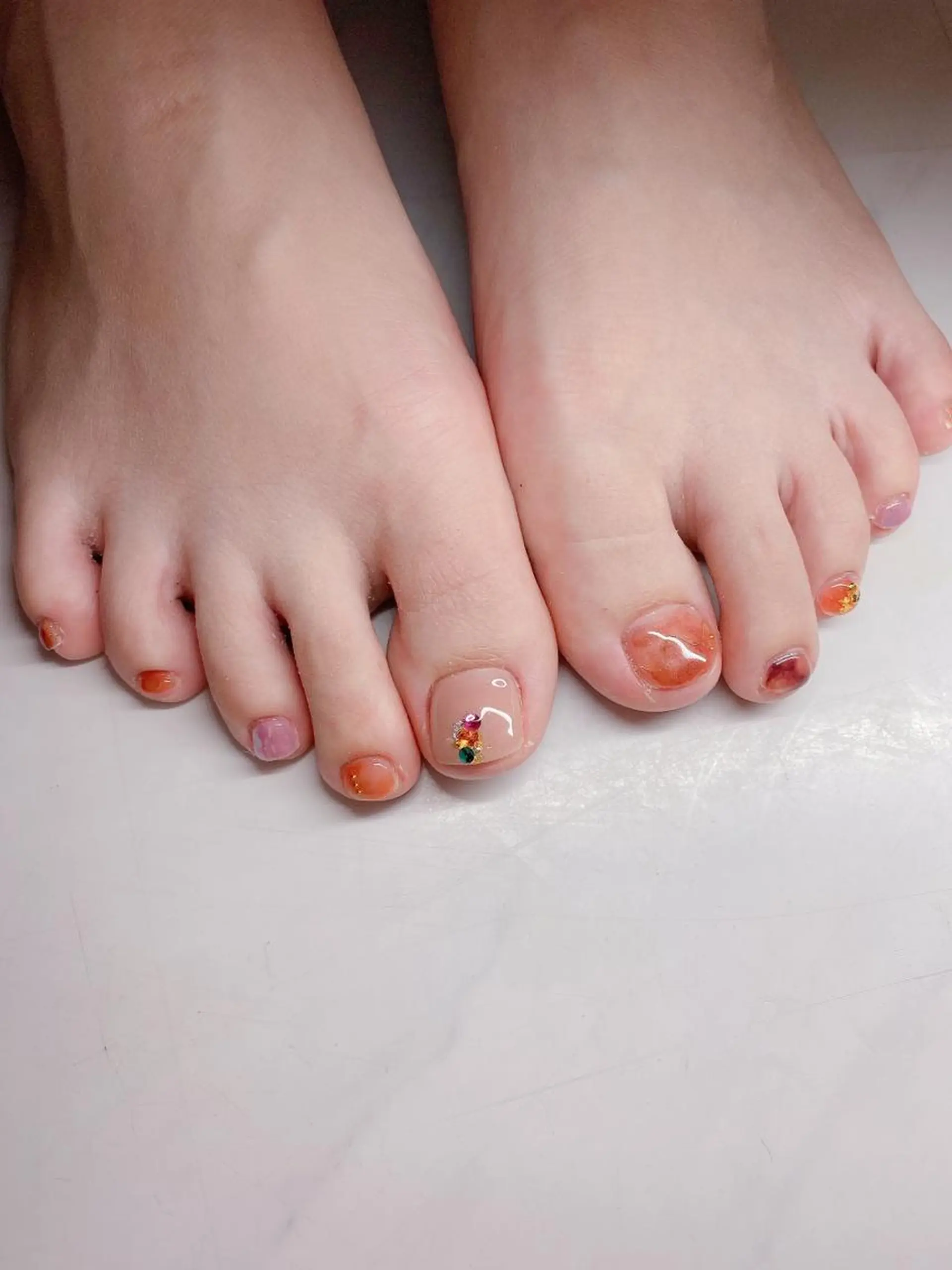 ネイル フットネイル . yuimiのネイルデザイン