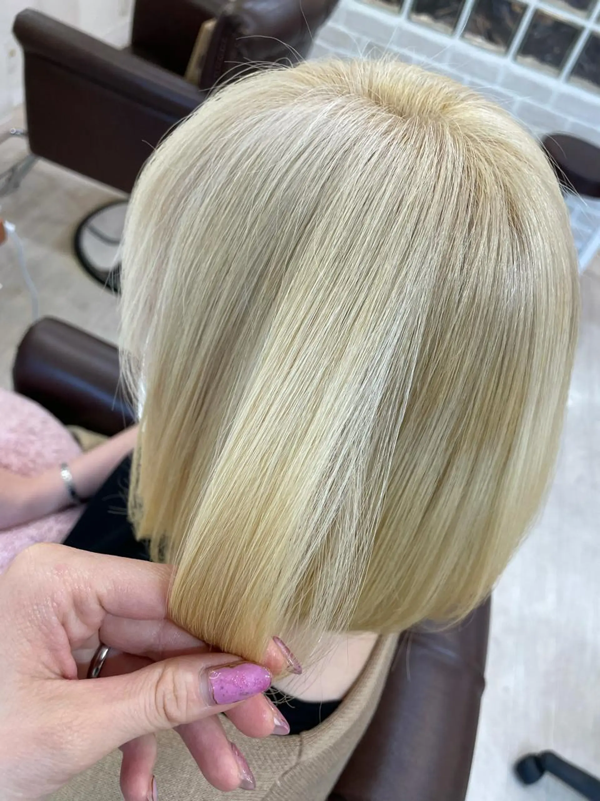 ショート カット ヘアカラー トリートメント ヘアセット Aujua ソムリエ 勝又舞夏のヘアスタイル