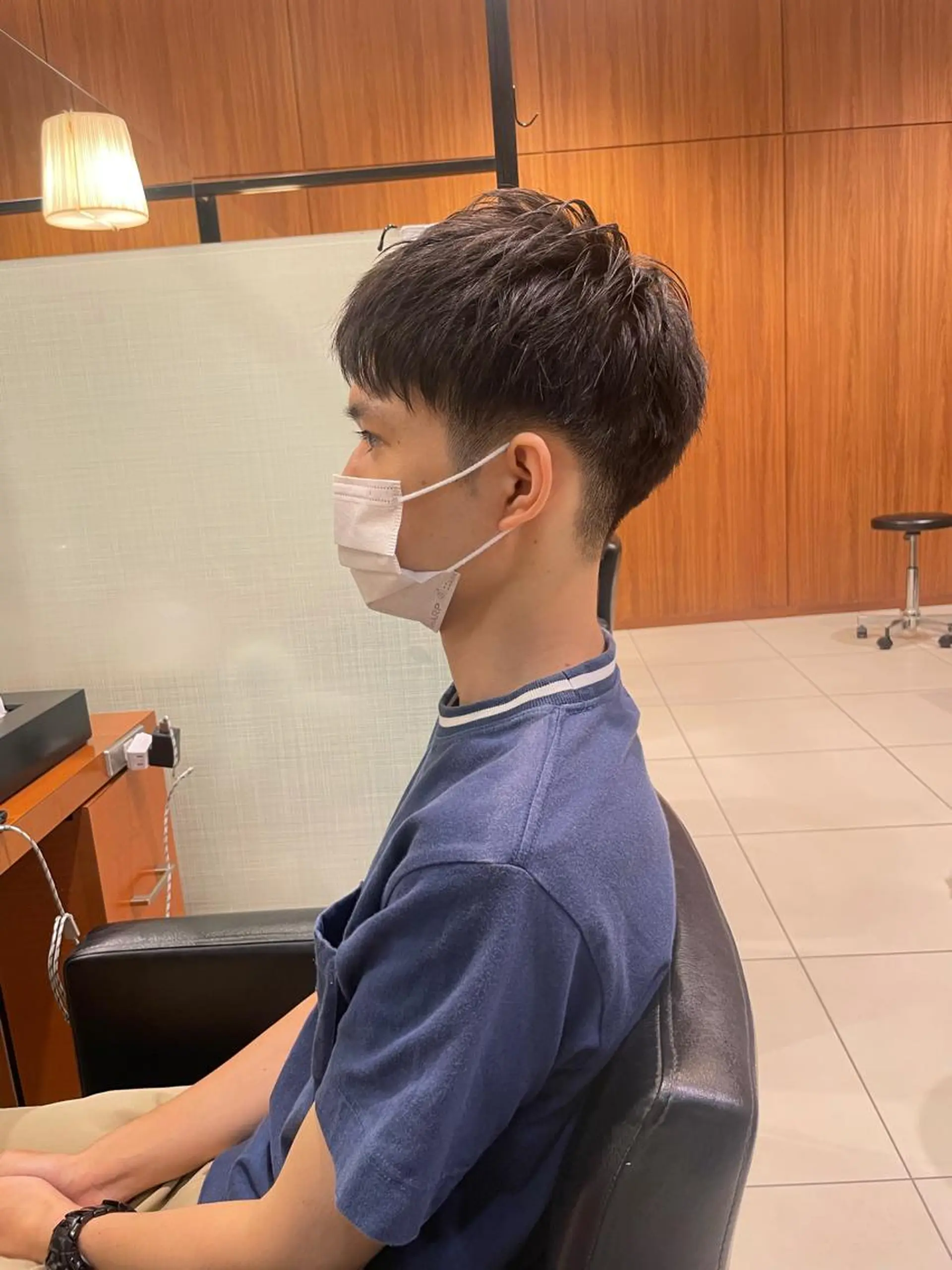 ショート メンズ 髙田 千華 髪質改善ストレートのヘアスタイル