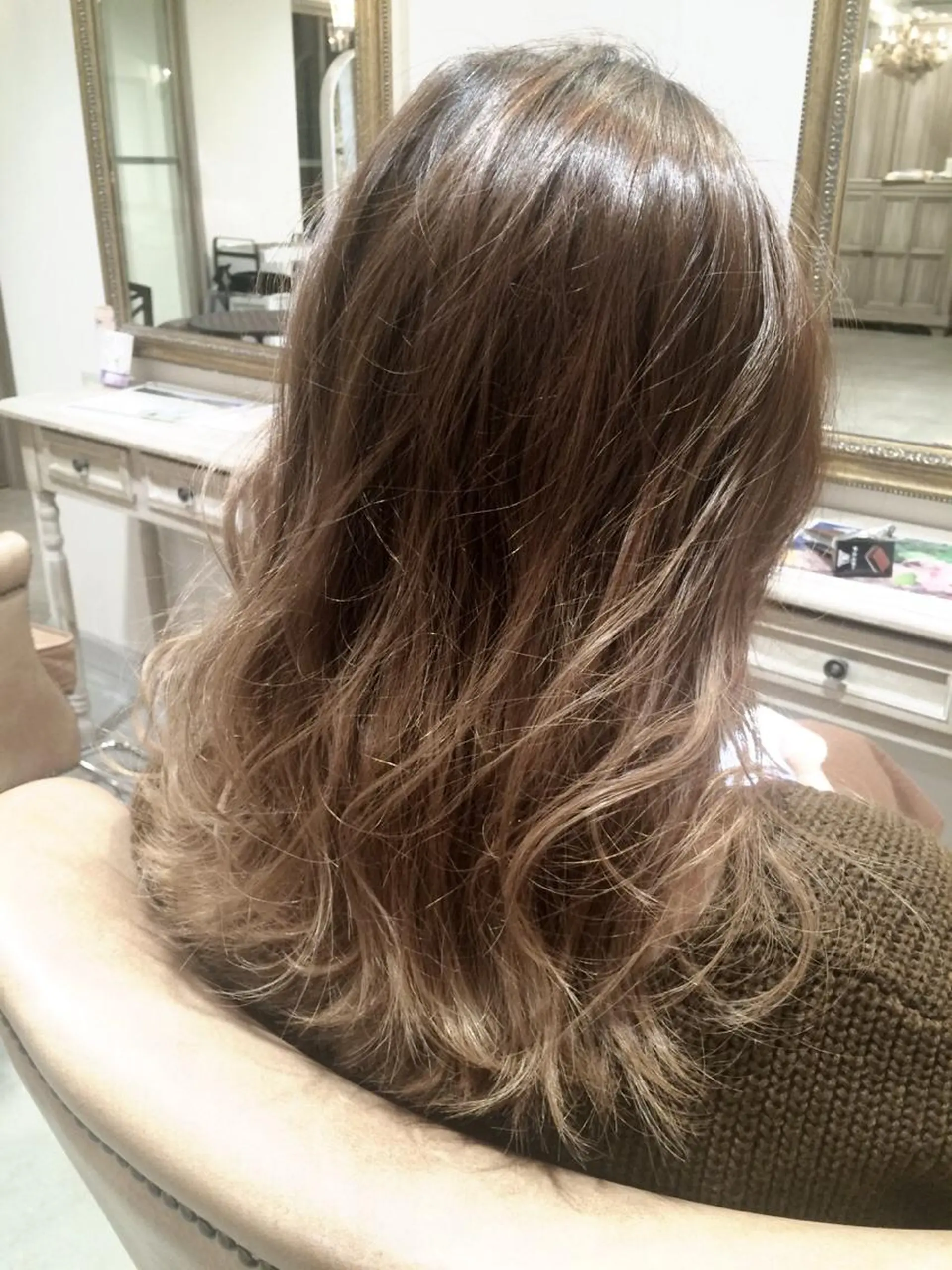 ミディアム セミロング ロング カラー ヘアアレンジ 韓国♡ハイライト ♡YURIのヘアスタイル