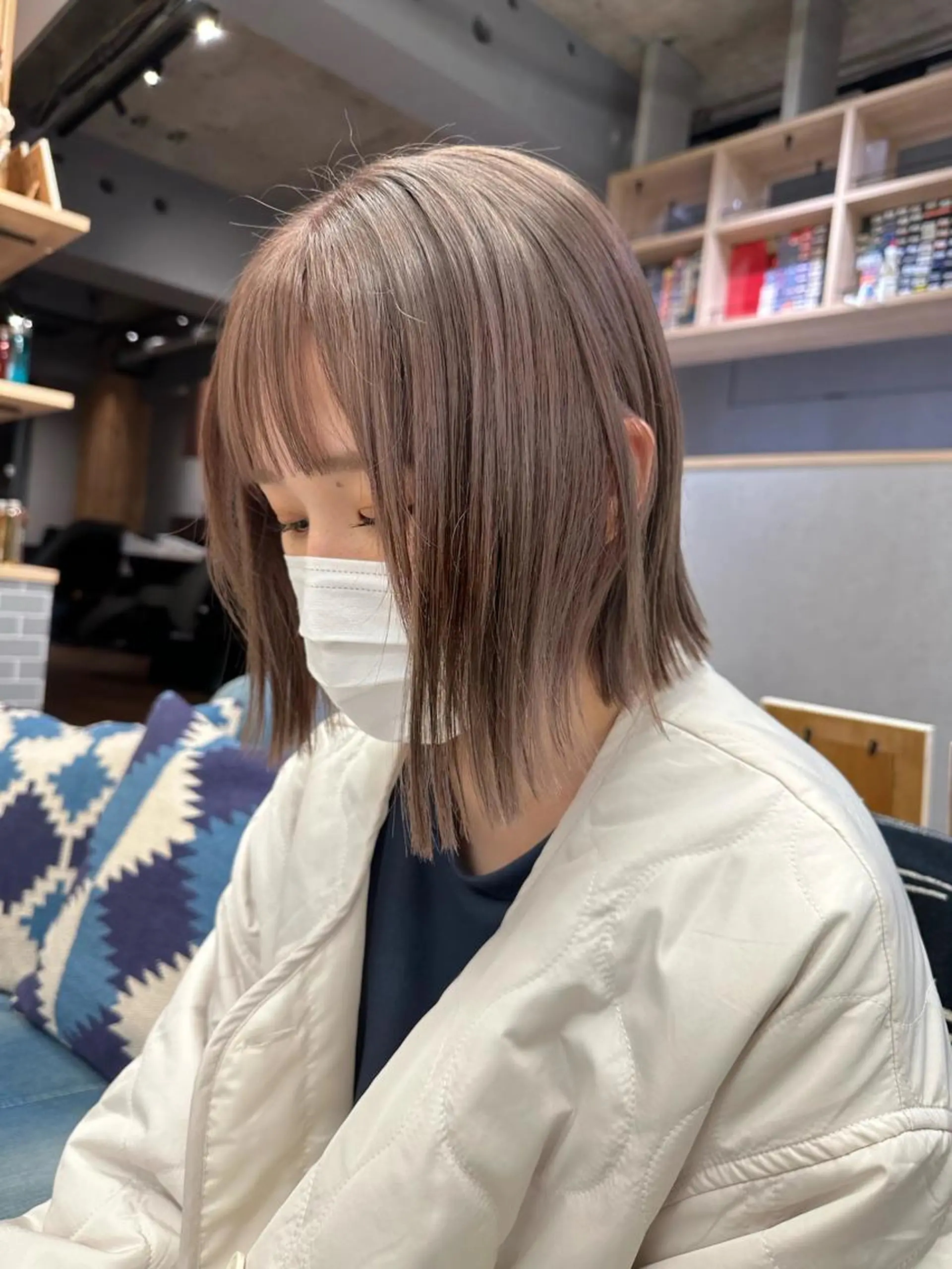 ショート カラー ハイトーン/ボブ/ レイヤー💫カイセイのヘアスタイル