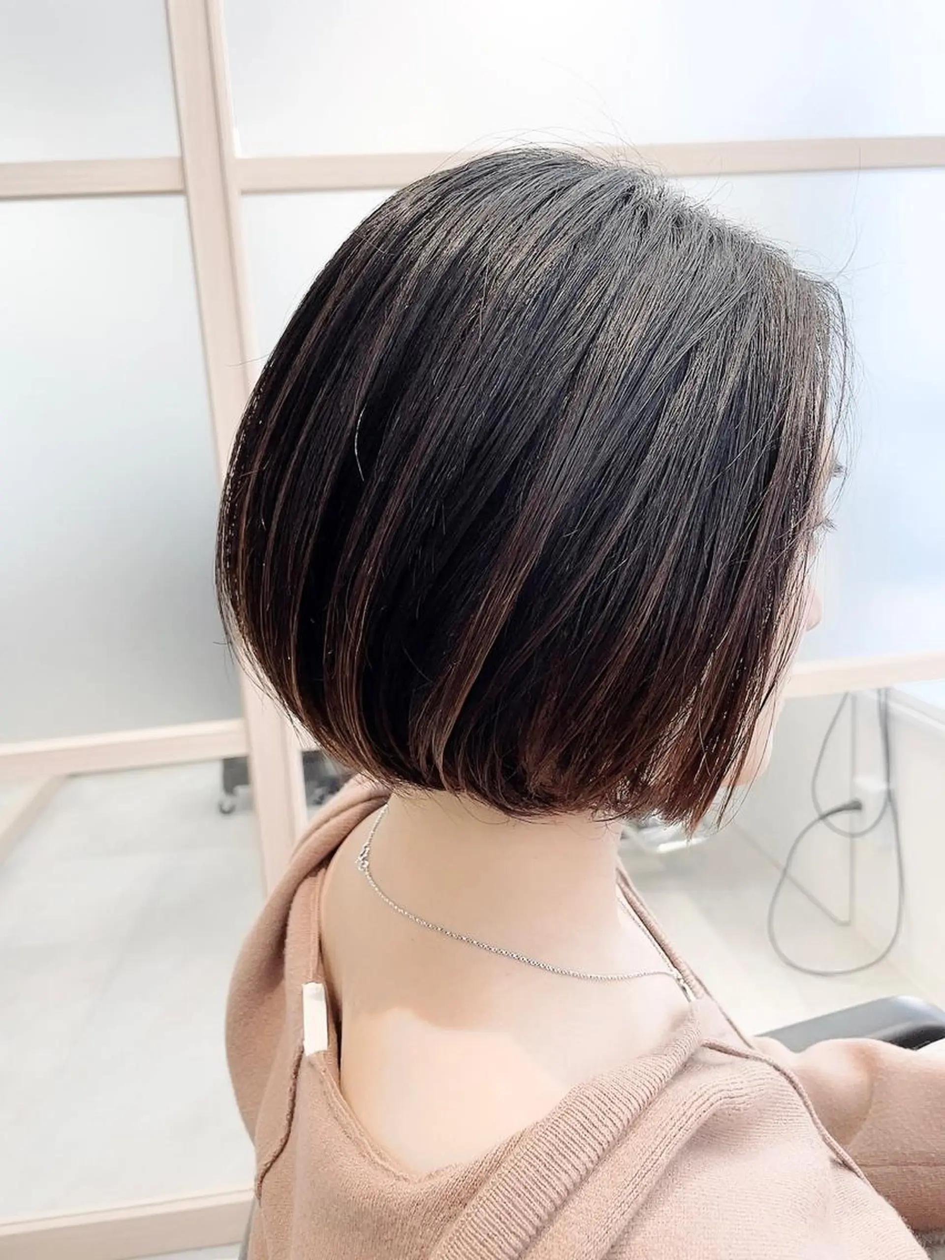 ミディアム 透明感カラー 山中のヘアスタイル