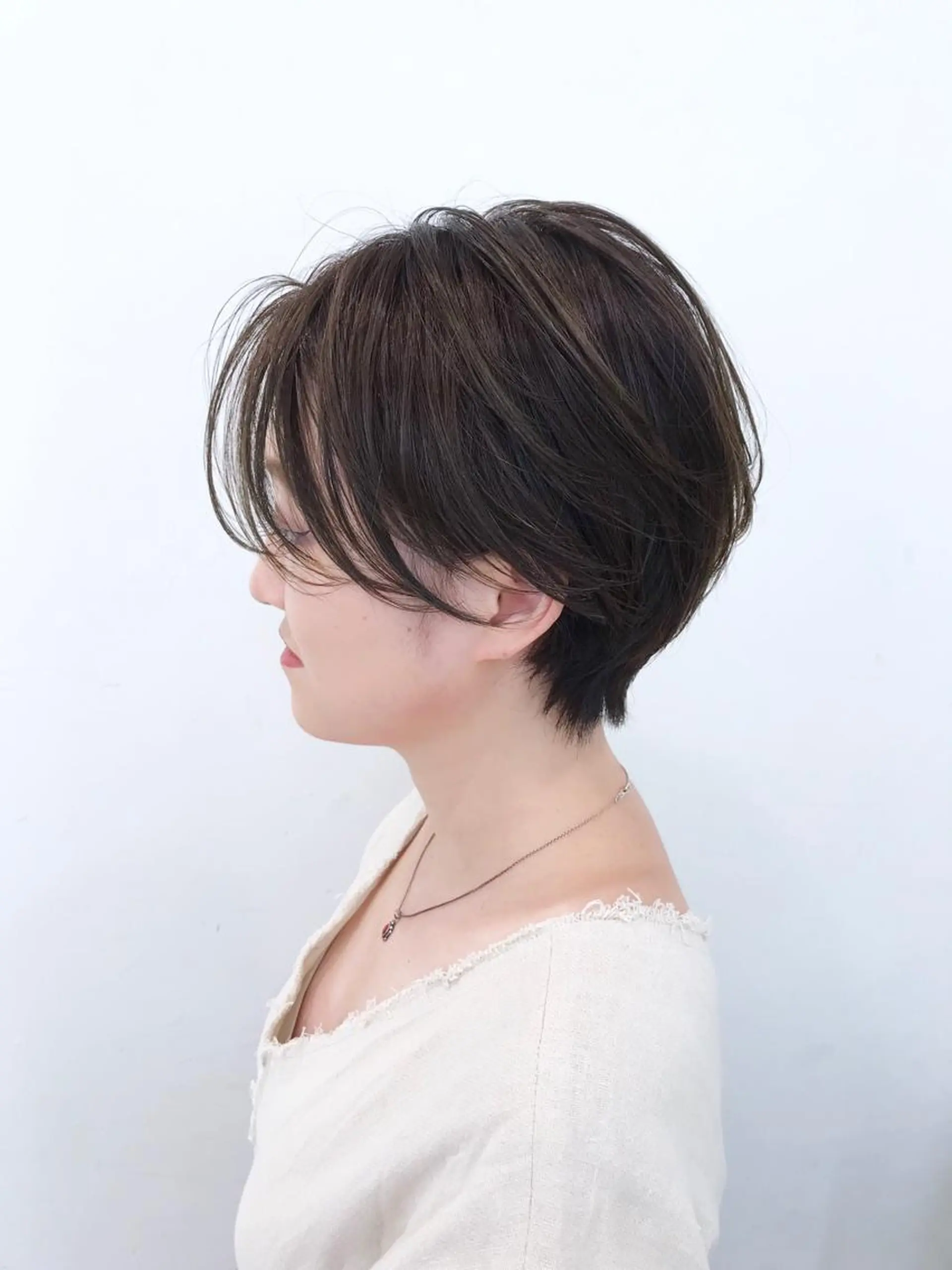 ショート ハンサムショート ショートヘア クロスパーマ松永裕久 似合わせカットのヘアスタイル