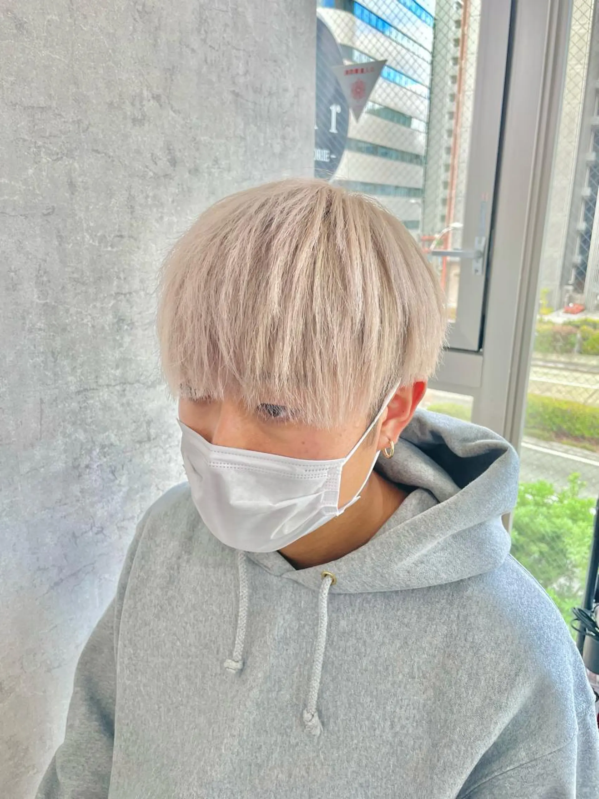 ショート カラー パーマ ヘアアレンジ メンズ キッズ ネイル マツエク・マツパ アイブロウ メンズバレイヤージュ メンズブリーチ メンズハイライト メンズインナーカラー メンズ韓国風 エビスザキレン／メン ズ／心斎橋🌳のヘアスタイル