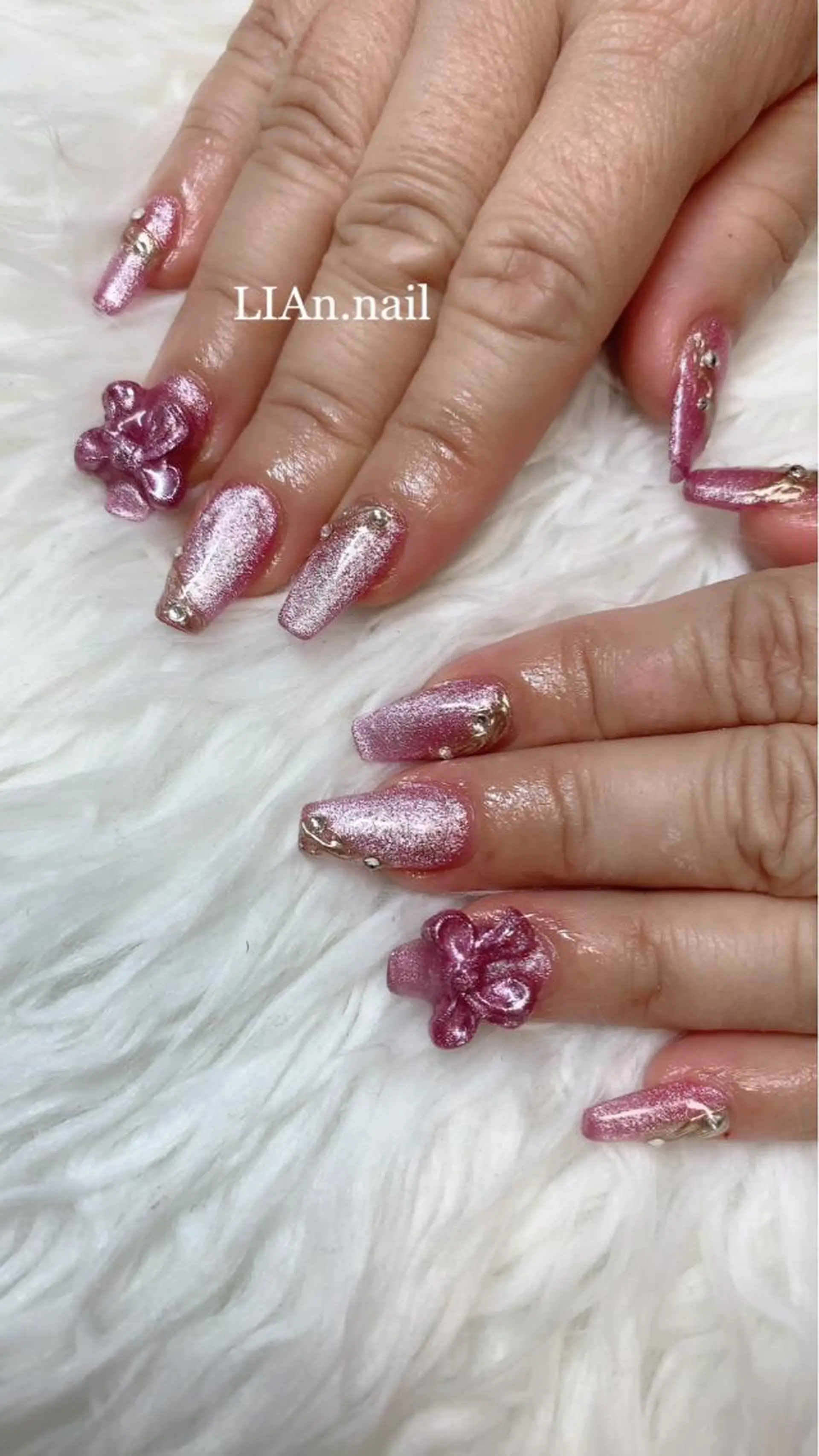 ネイル マグネットネイル Lian nailのネイルデザイン