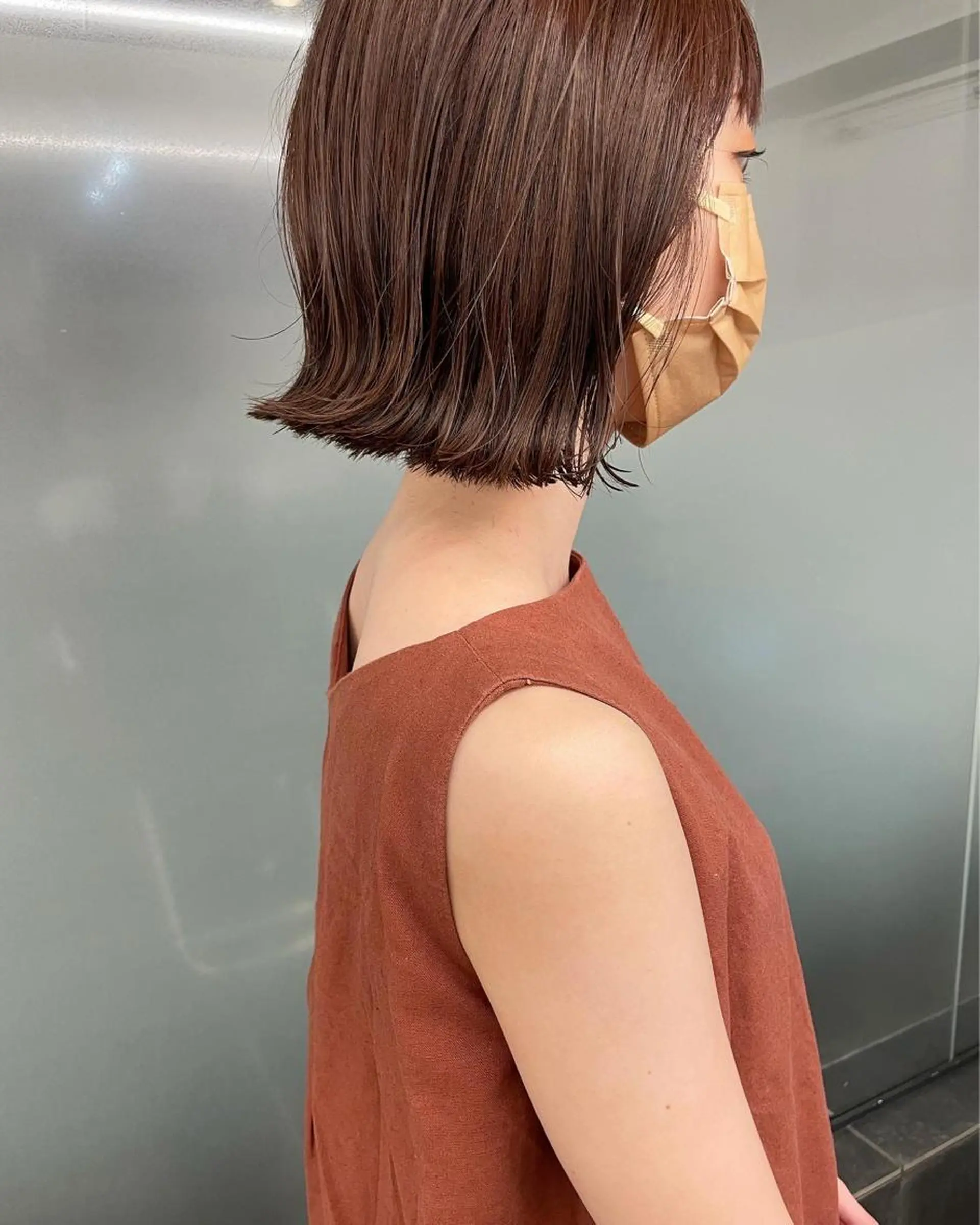 ショート カラー カット ヘアカラー トリートメント ボブ/ミニボブ/ 立河今日子のヘアスタイル