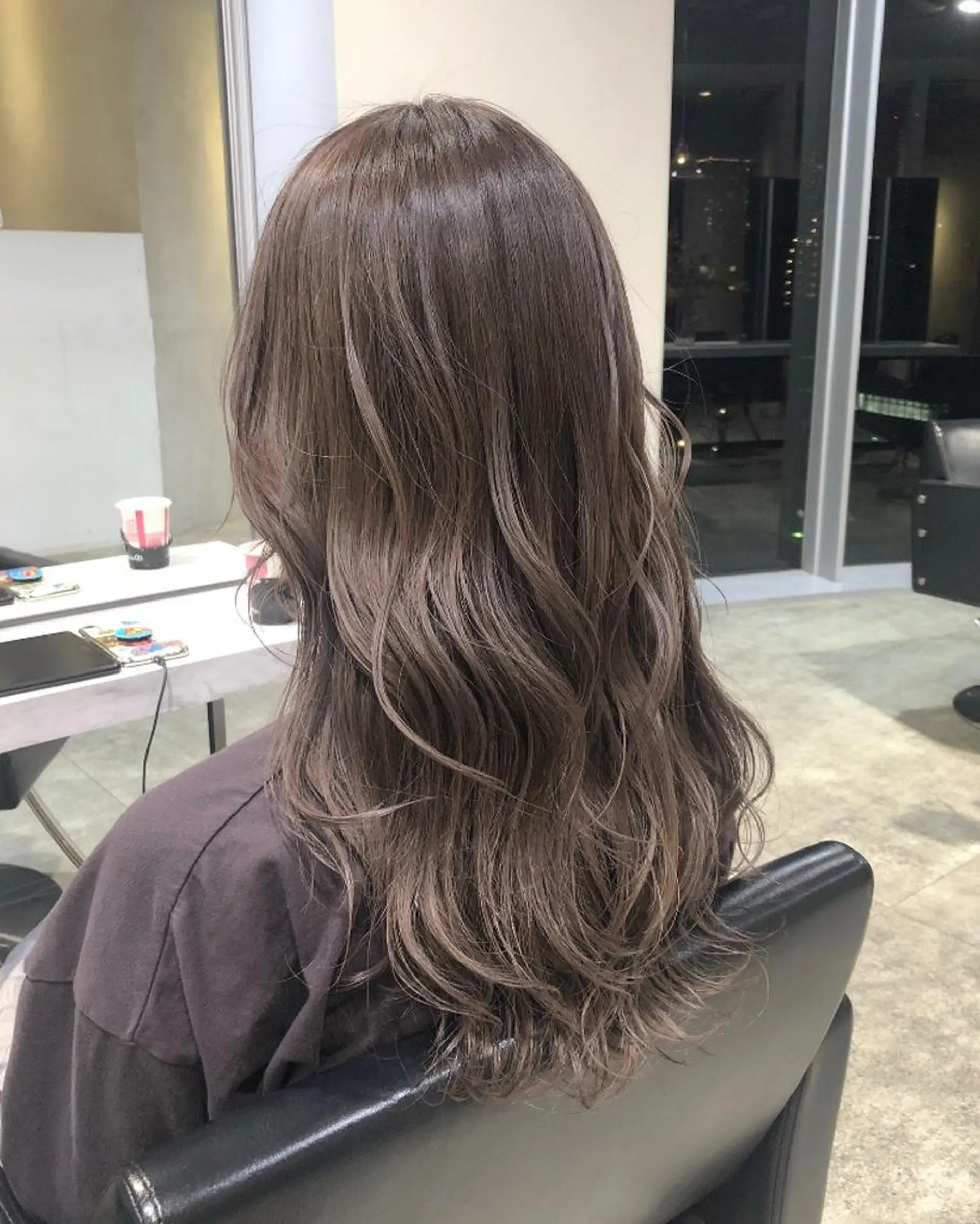 ロング カラー 艶カラー×似合わせ カットshihomiのヘアスタイル