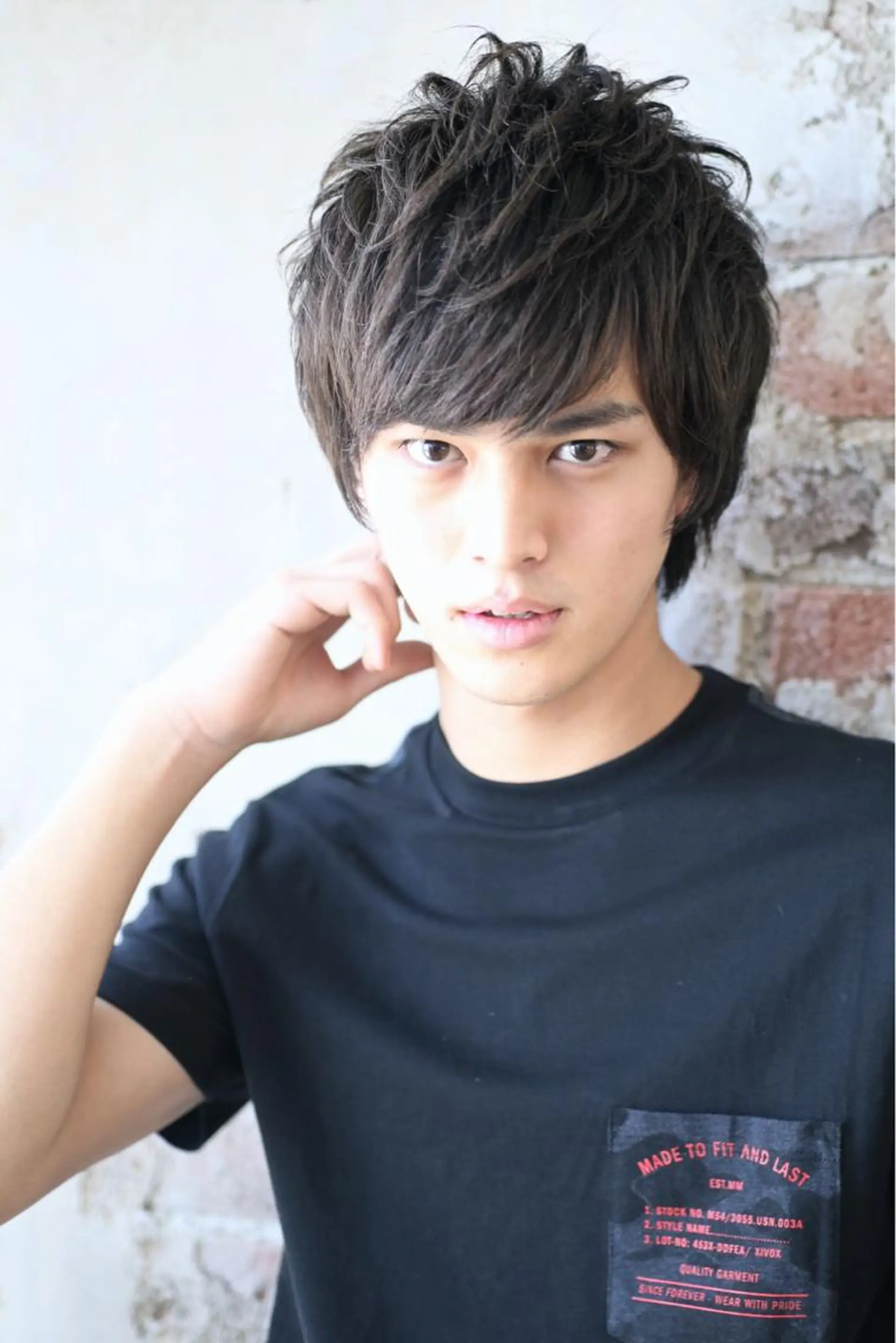 ショート カラー パーマ メンズ メンズパーマ Soleria /ソレリア所属・Soleria 田中慎一のヘアスタイル