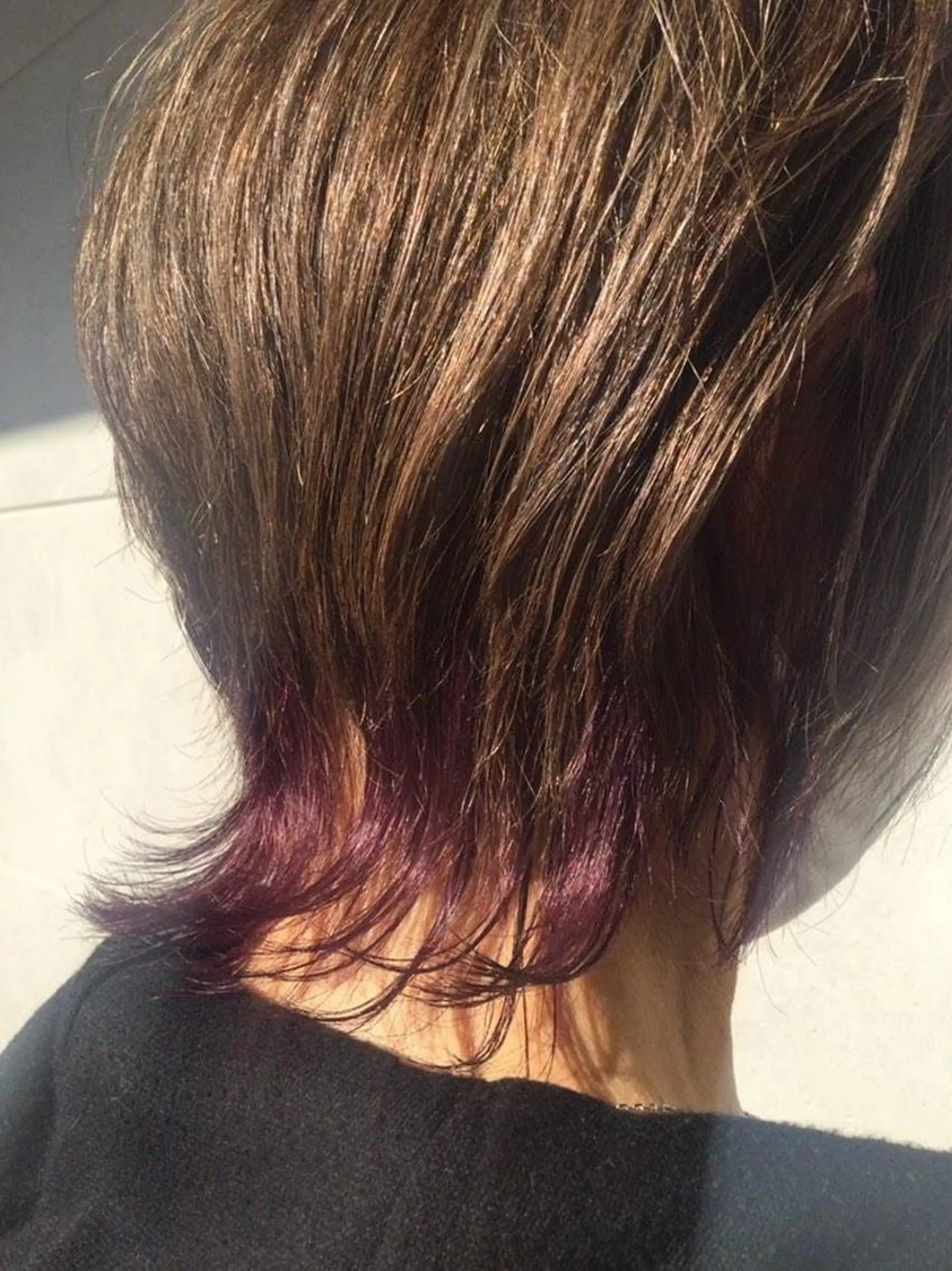 カラー ブリーチ ケアブリーチ カシス デザインカラー ハイライトカラー カット ヘアカラー パーマ 縮毛矯正 トリートメント ブリーチ/ヘアケア/ 艶髪/イギチハルのヘアスタイル