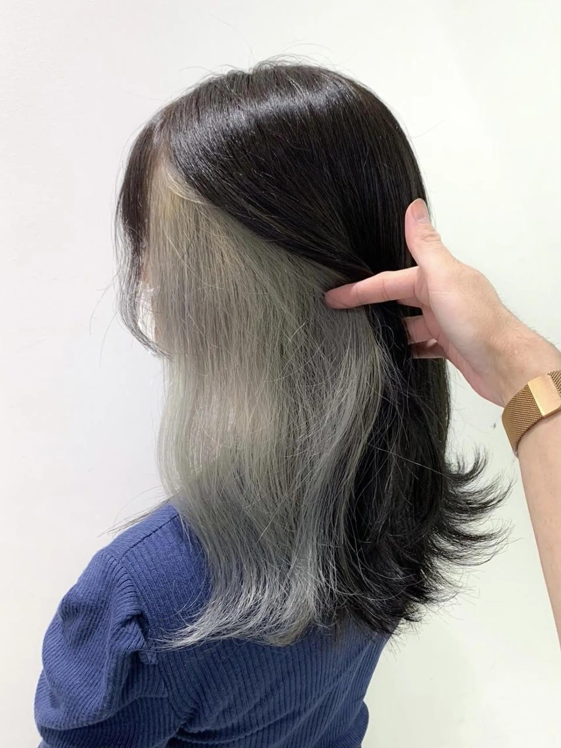 セミロング ヘアカラー トリートメント ヘッドスパ ヘアセット 韓国スタイル🇰🇷 トレンドレイヤー🪡のヘアスタイル