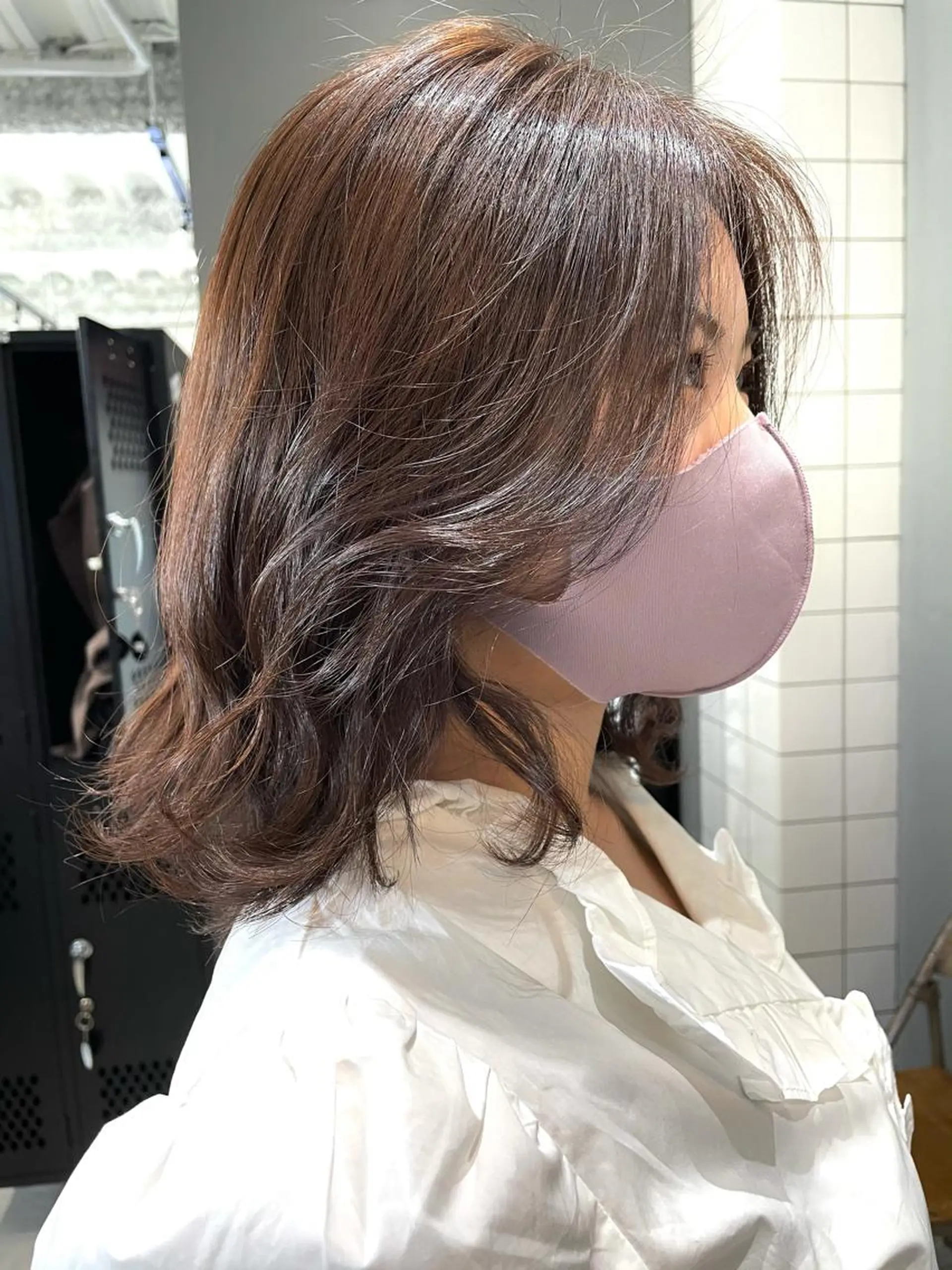 ミディアム カラー メンズ専門サロン wokeのヘアスタイル