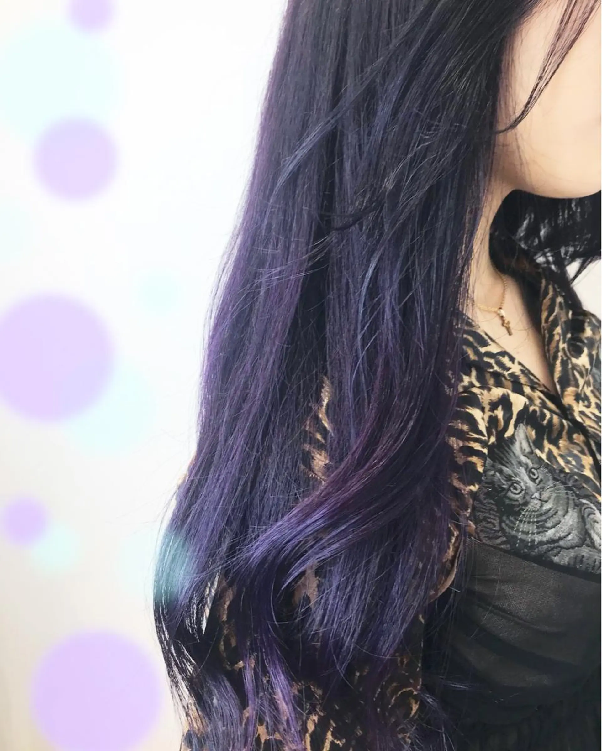 ミディアム カラー グラデーションカラー バイオレットカラー 新宿駅近♡個室 ♡関口三都季🌜のヘアスタイル