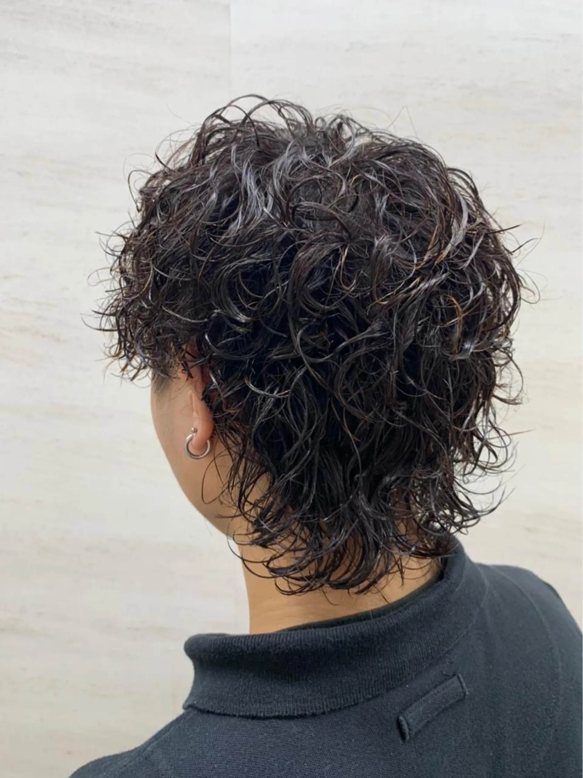 パーマ メンズ 足立 遼太朗のヘアスタイル