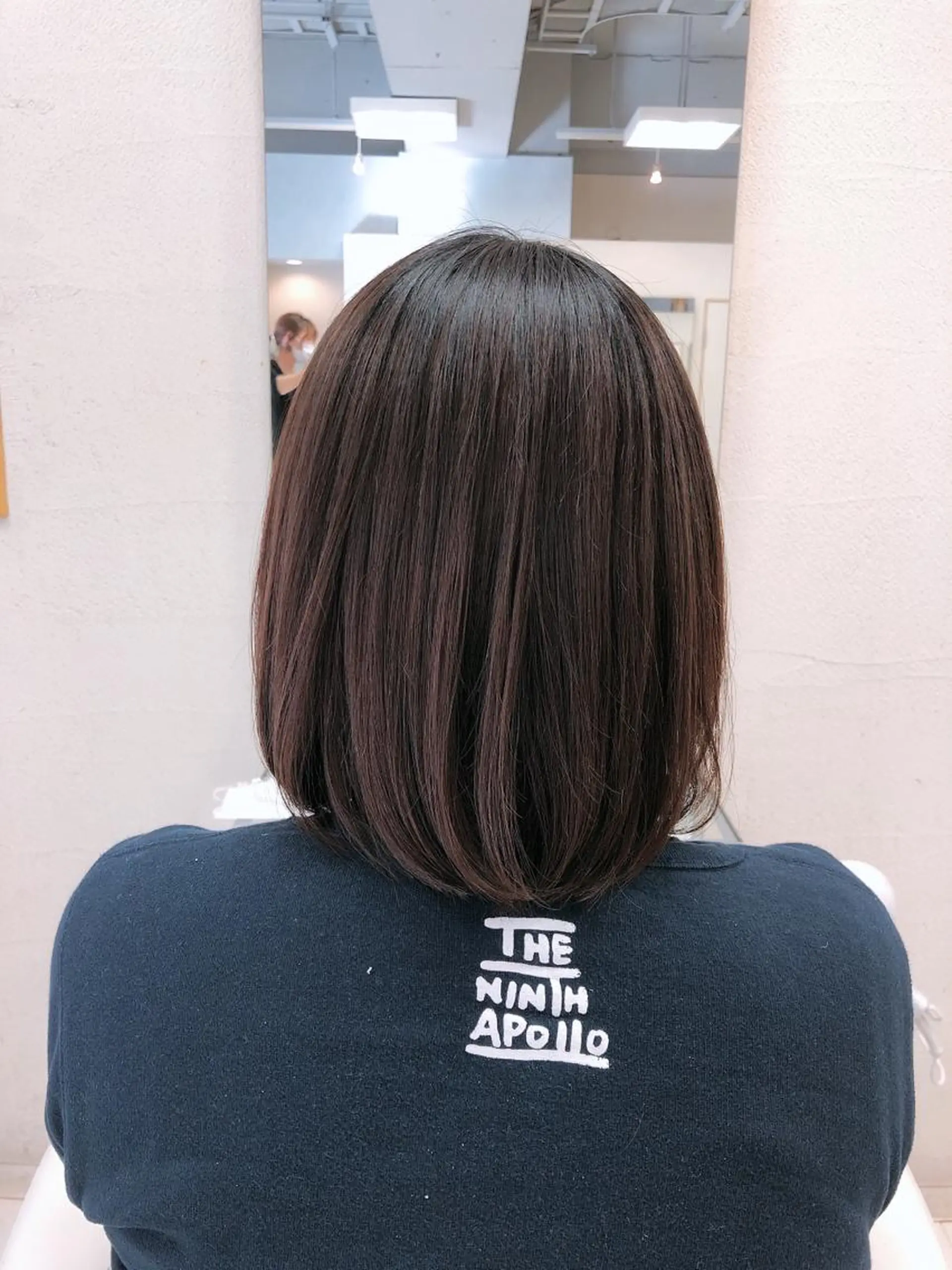 ミディアム ボブ 阿部 美咲のヘアスタイル