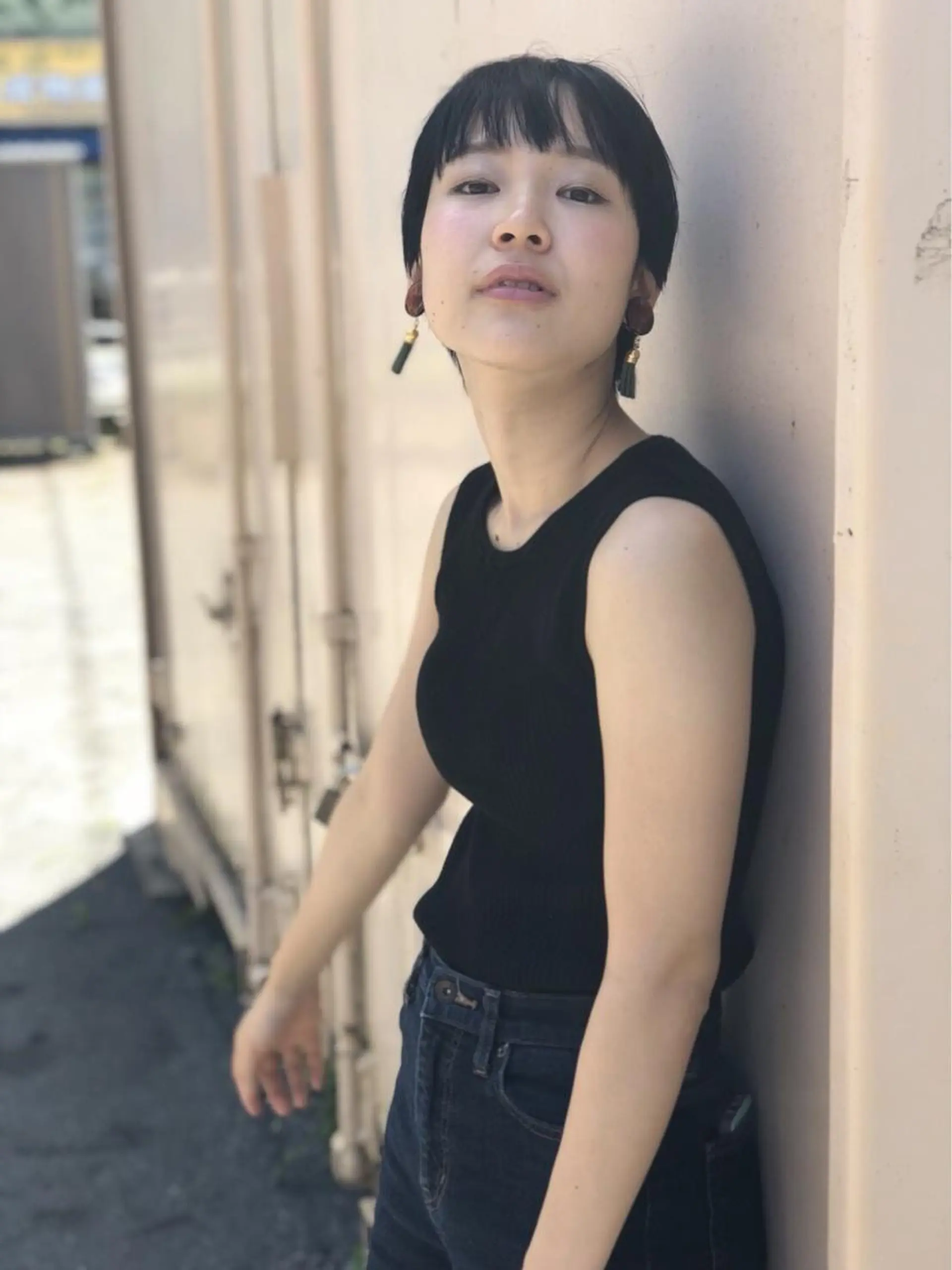 ショート カラー 黒髪 ショートヘア 安達 俊亮のヘアスタイル