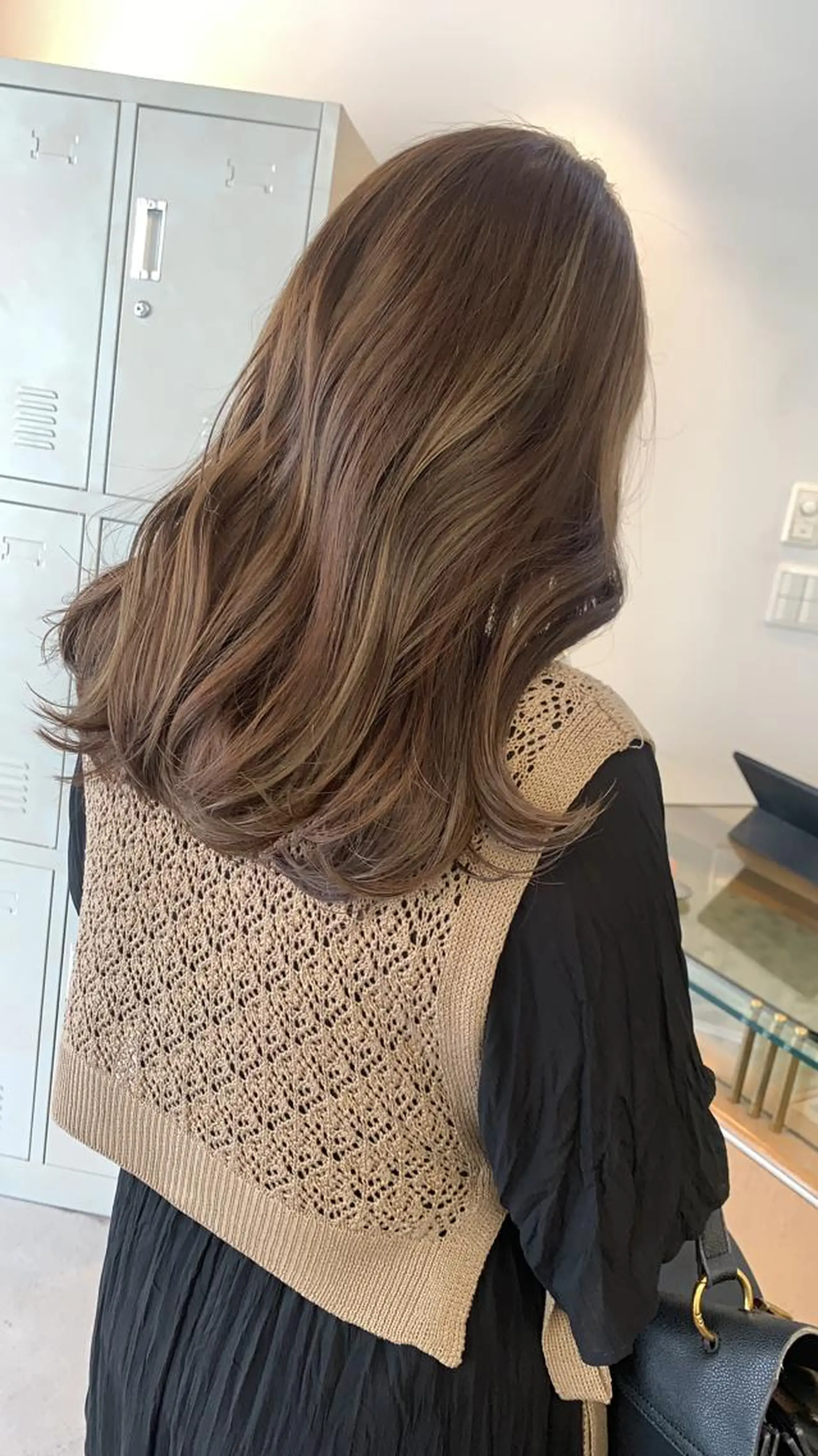 セミロング カラー ヘアカラー トリートメント leben serikaのヘアスタイル