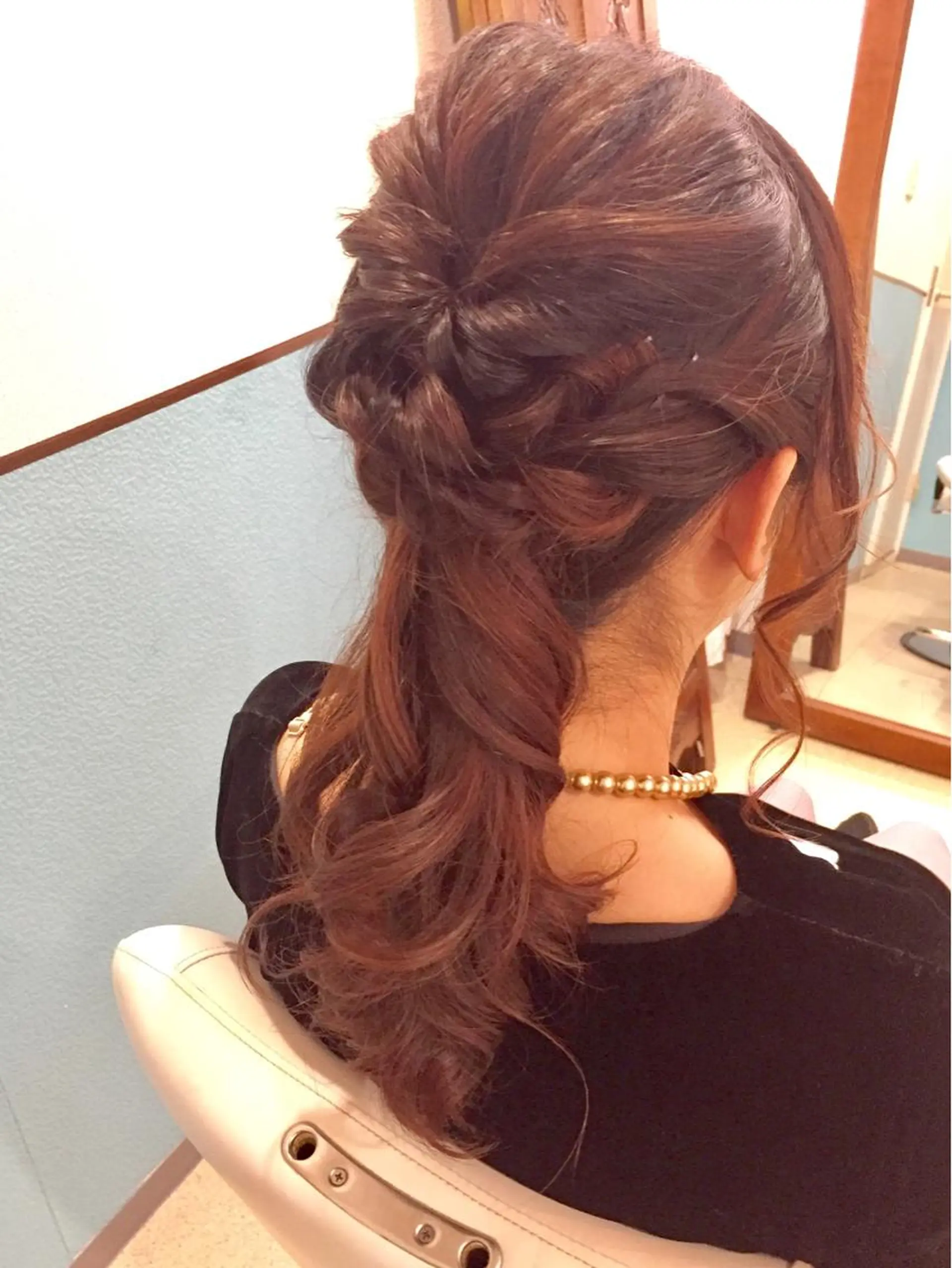 ショート ミディアム セミロング ロング カラー パーマ ヘアアレンジ 早朝✨ヘアセット 着付け/清水玲歌のヘアスタイル