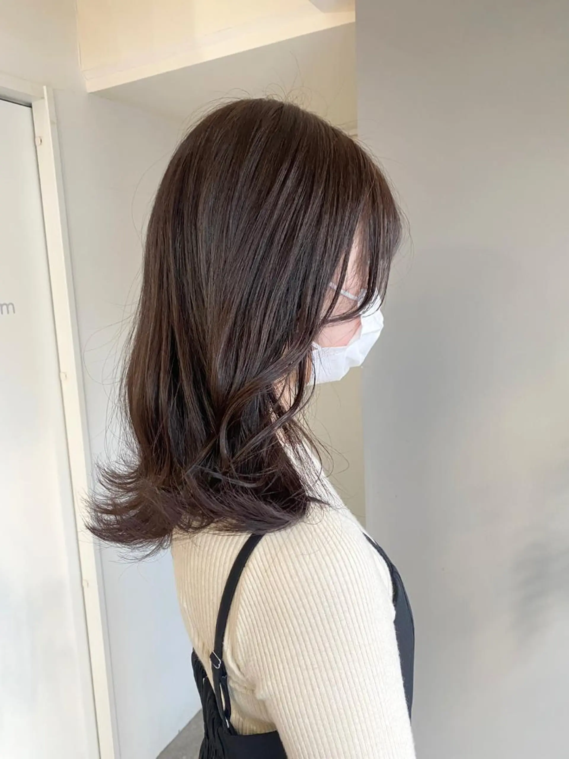 ミディアム カラー ヘアアレンジ グレージュ ヘアカラー ボブ /ニュアンス/ satomi🧸💖のヘアスタイル