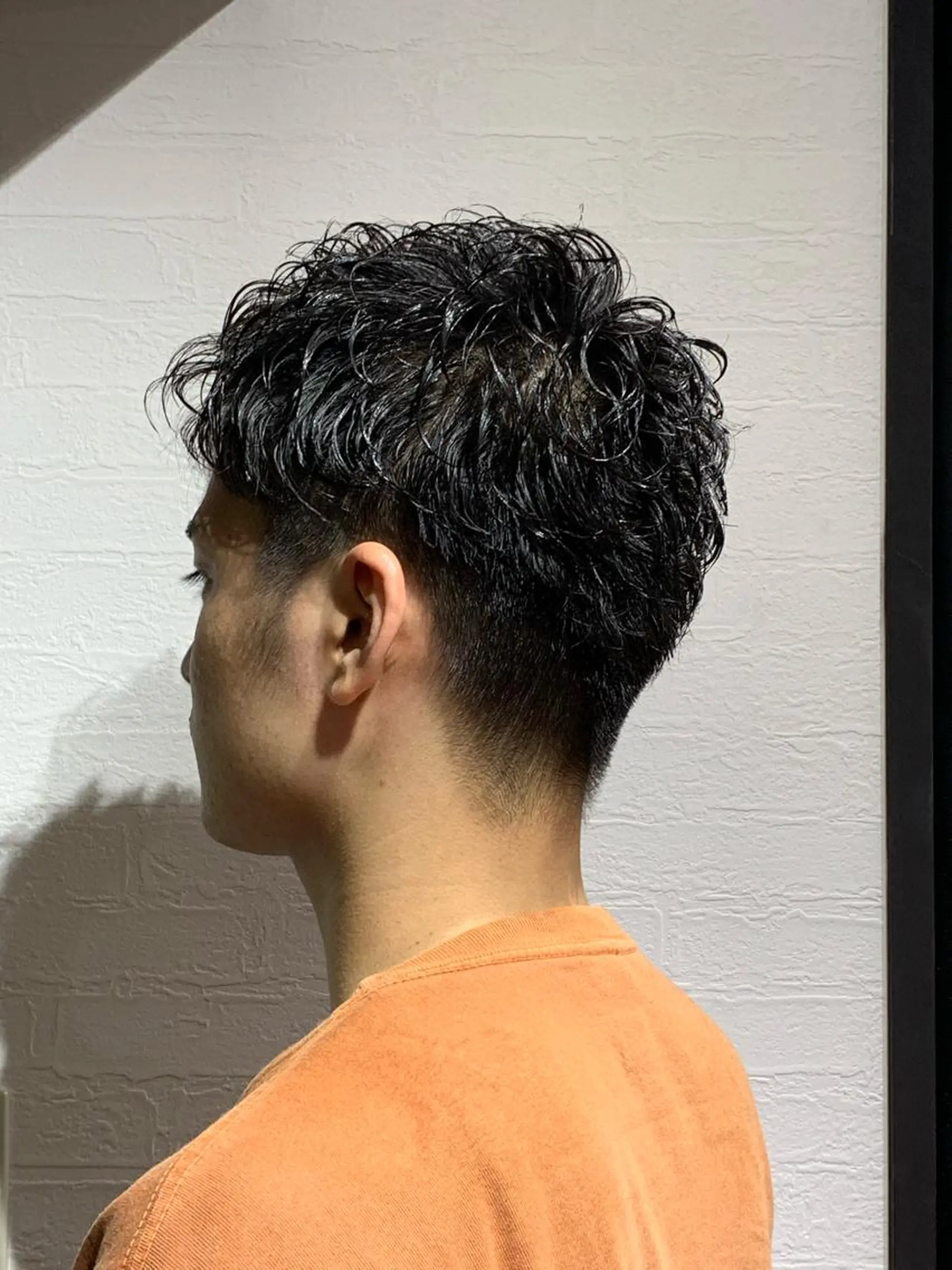 ショート パーマ メンズ 渋谷宮益坂 omoのヘアスタイル