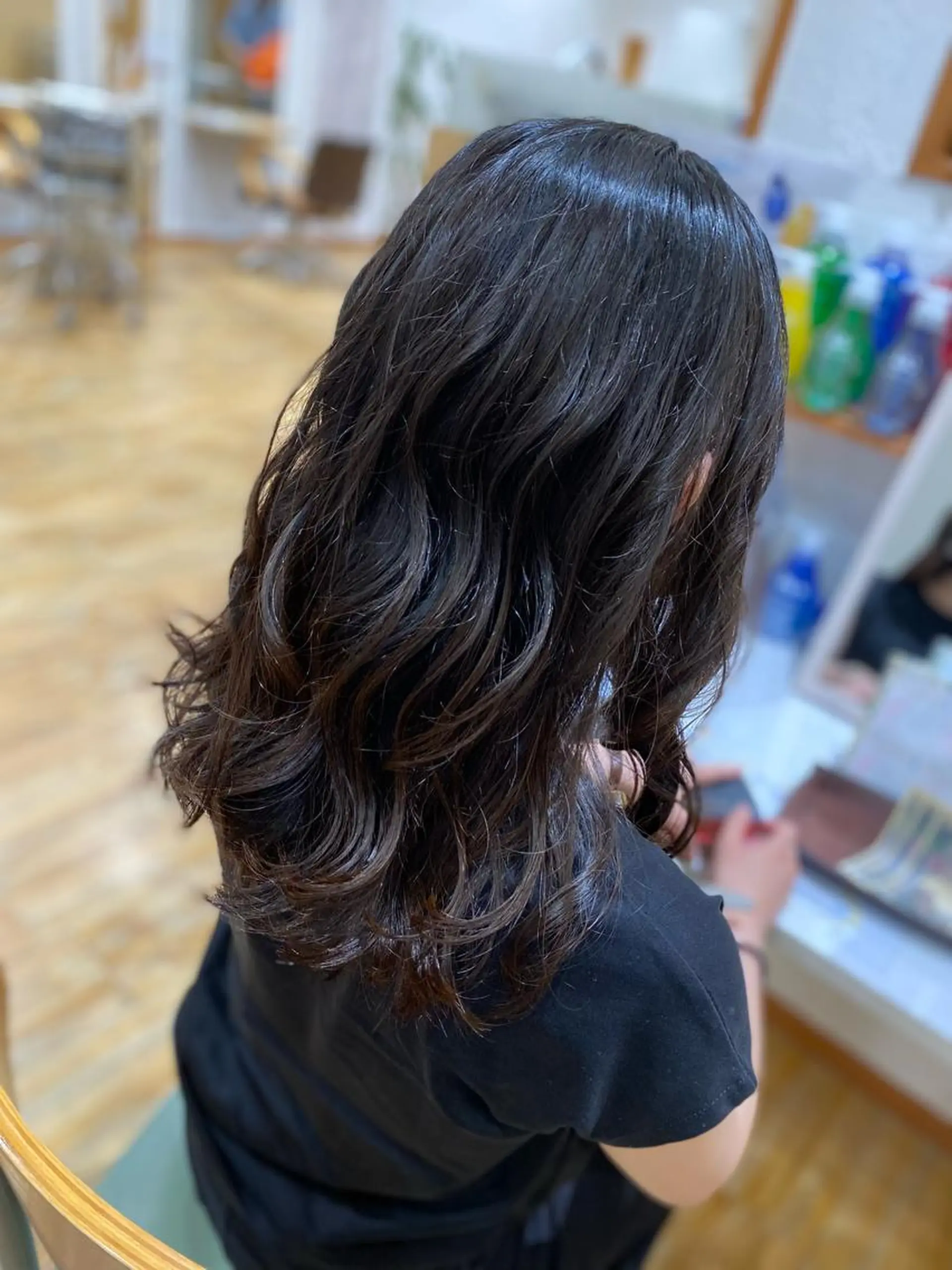 ミディアム パーマ 堀 大輔のヘアスタイル