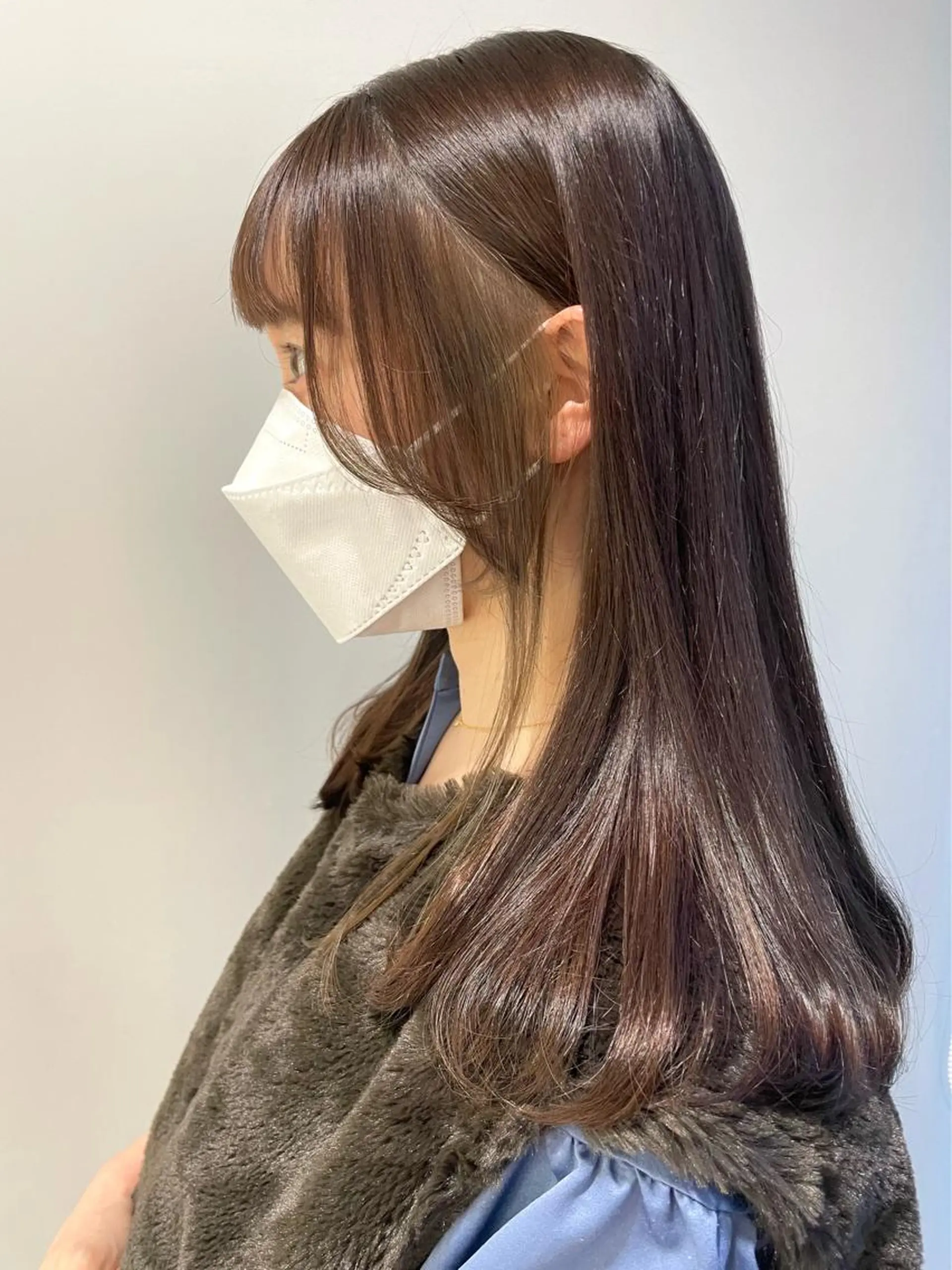 ロング カラー ヘアカラー トリートメント 山口 莉奈のヘアスタイル