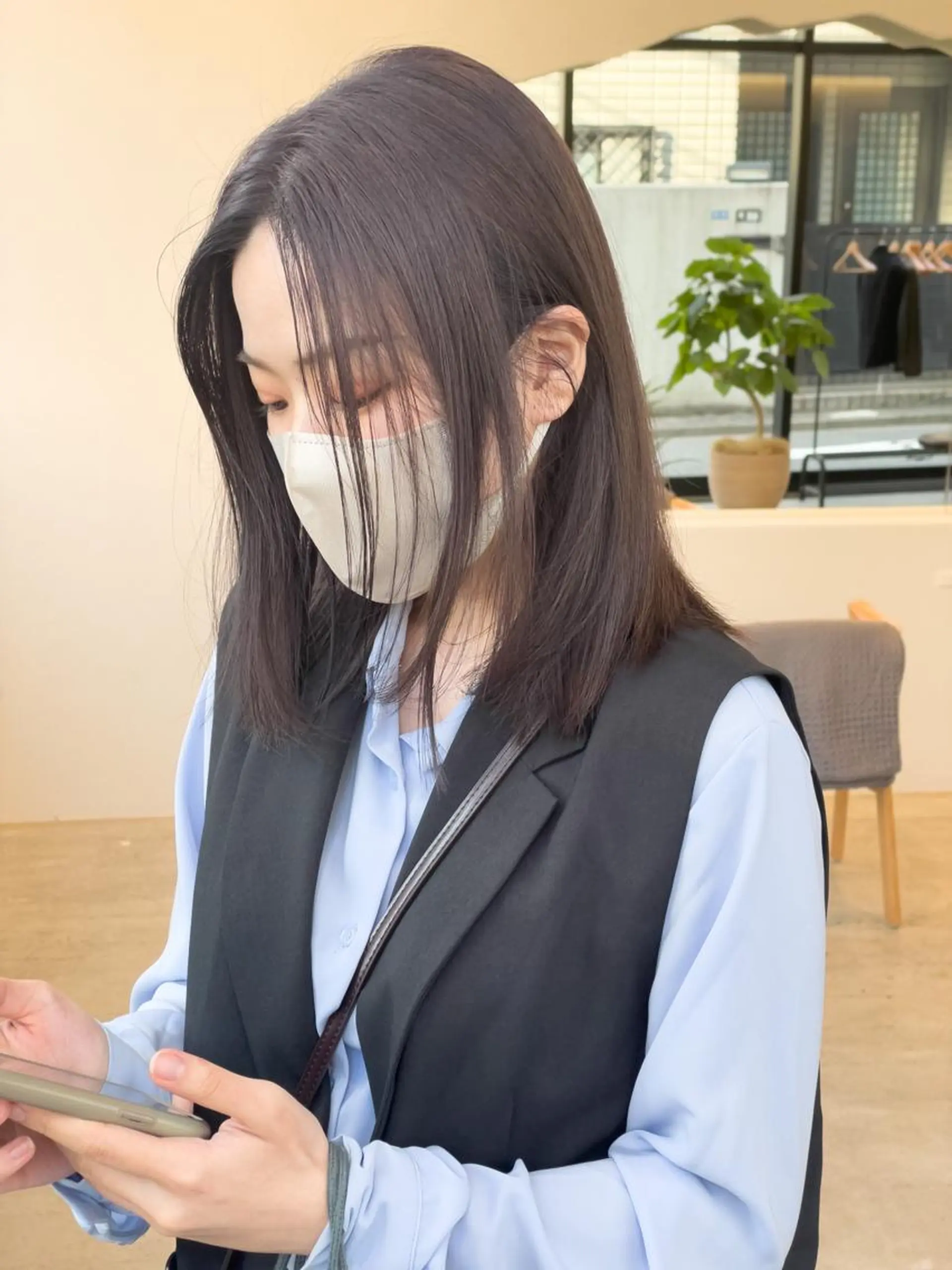 ショート カラー ヘアアレンジ ミニボブ/ブリーチ 🌈MISATOのヘアスタイル