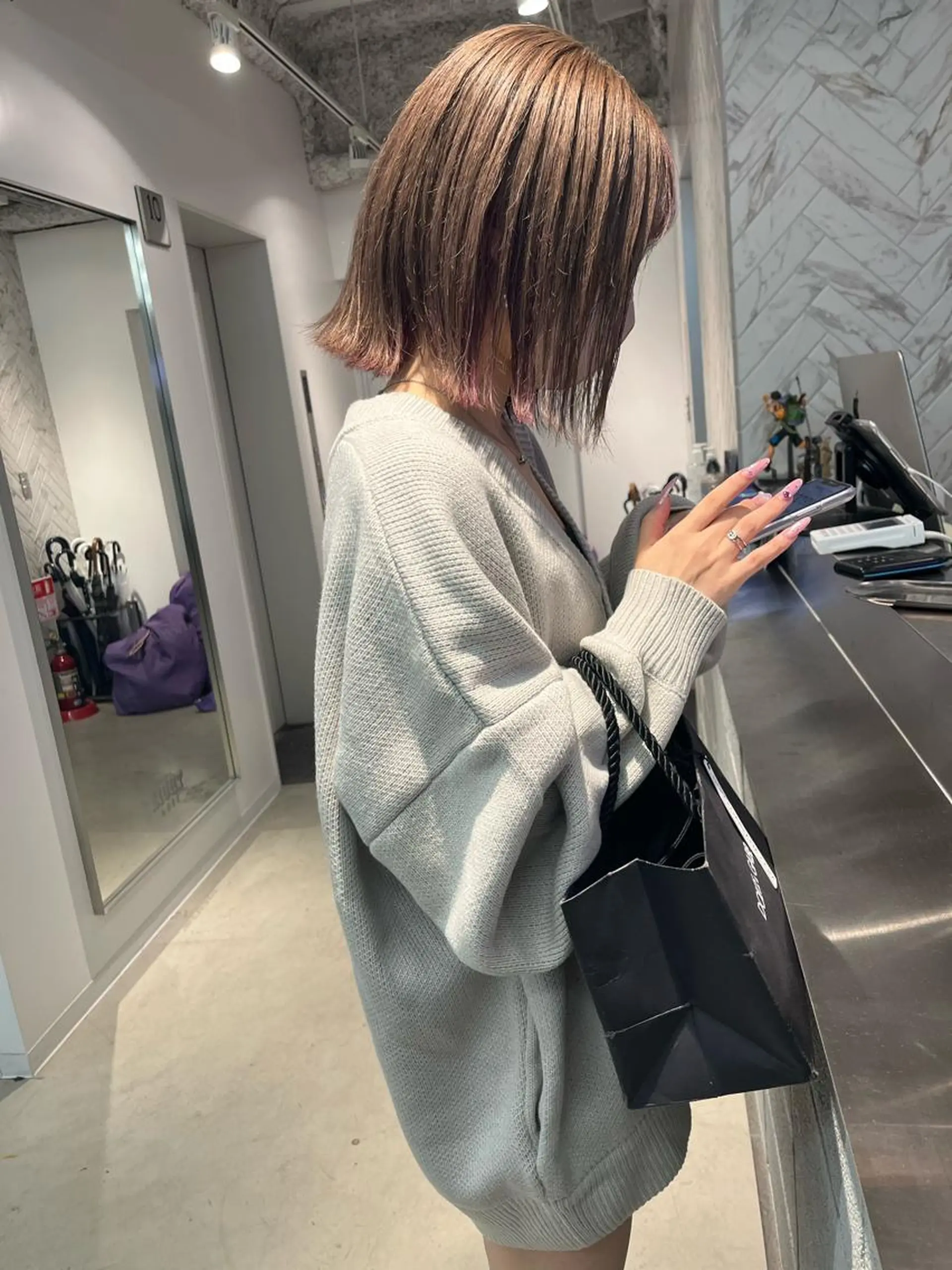 ミディアム カラー ヘアカラー トリートメント 【代表】 辻龍樹のヘアスタイル