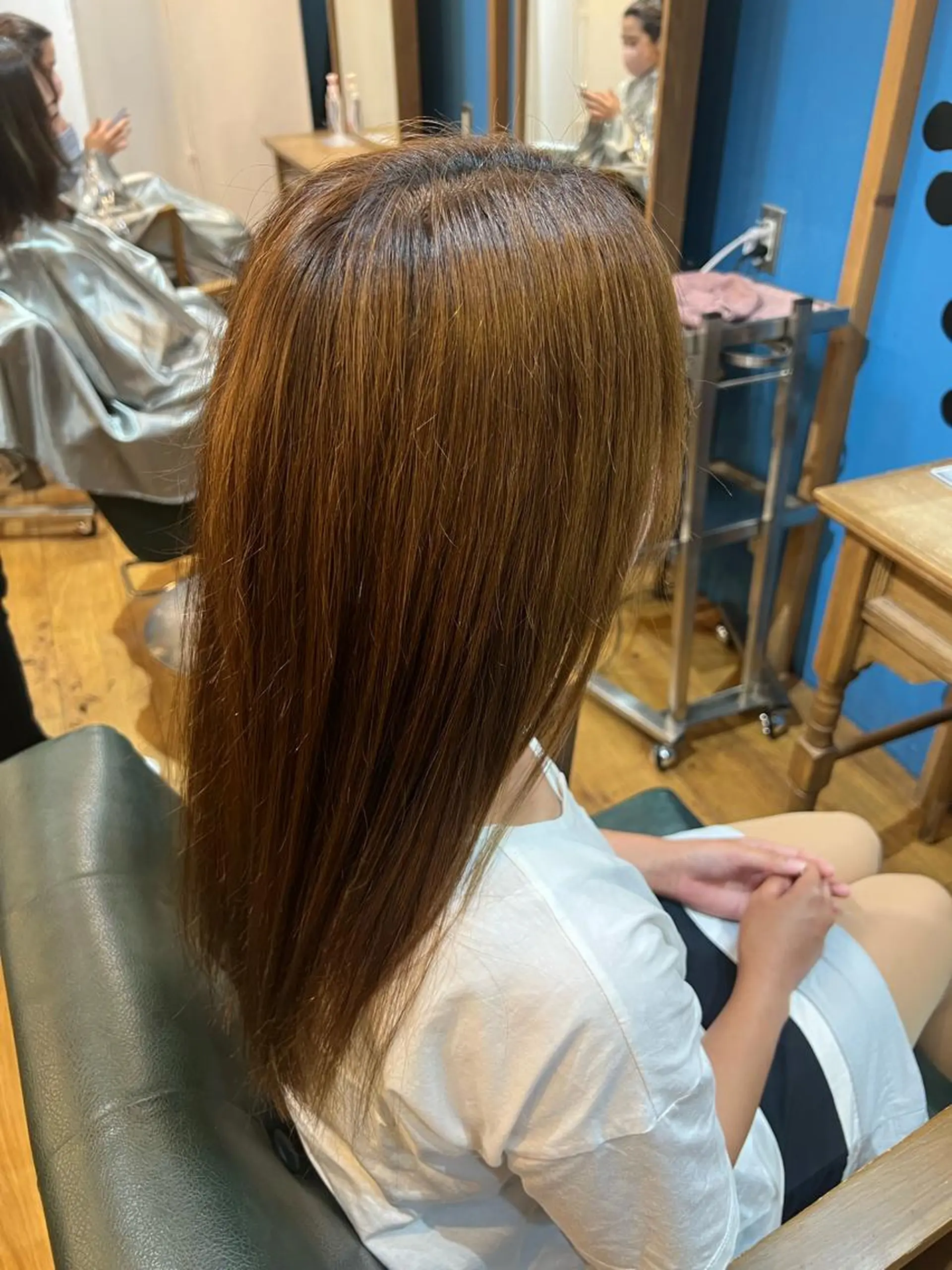 ロング 縮毛矯正 須永 優希のヘアスタイル