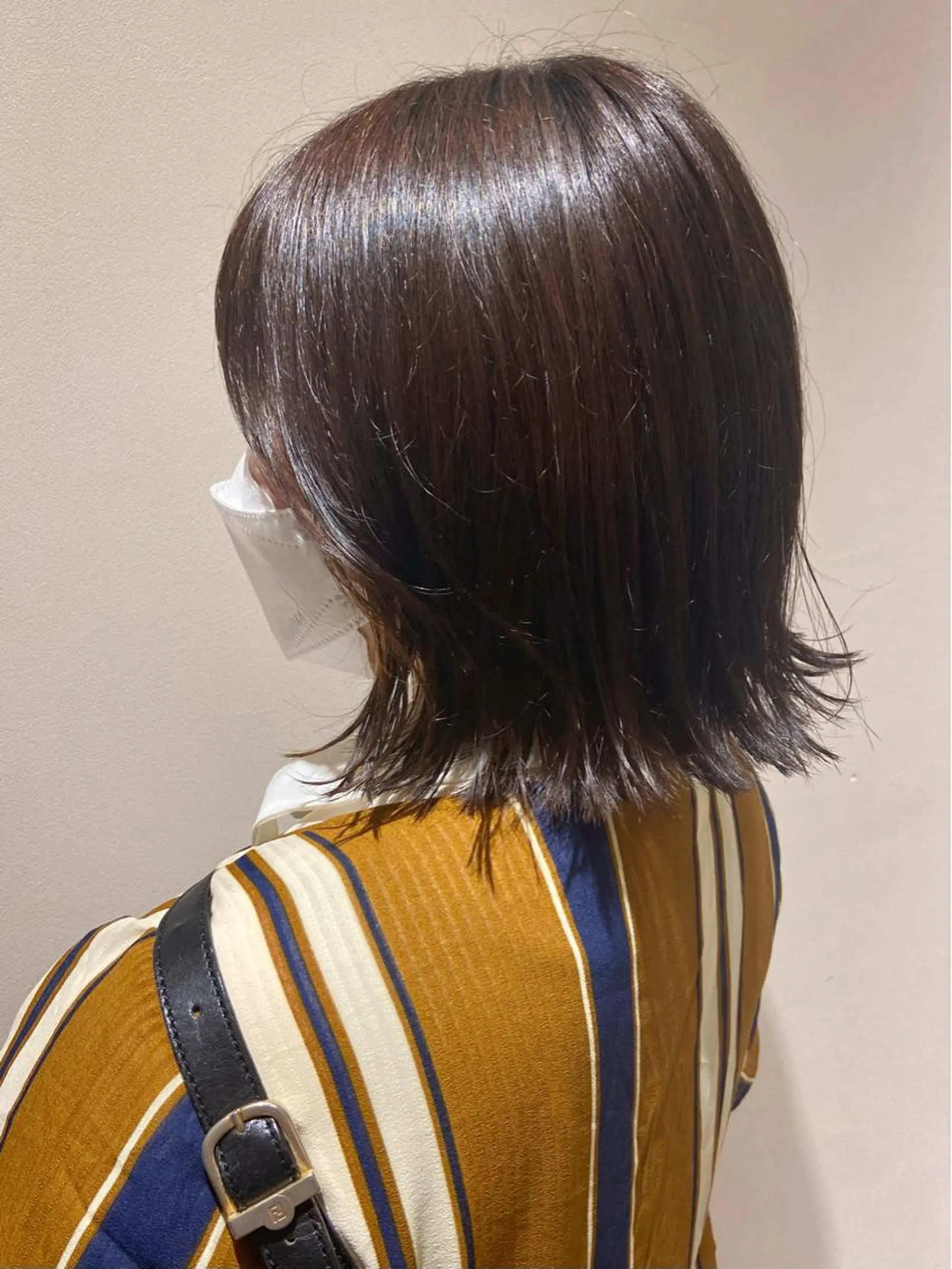ミディアム カラー パーマ ヘアアレンジ ボブ 似合わせカット 外ハネヘア 🌈小顔似合わせ SHIHO🌈のヘアスタイル
