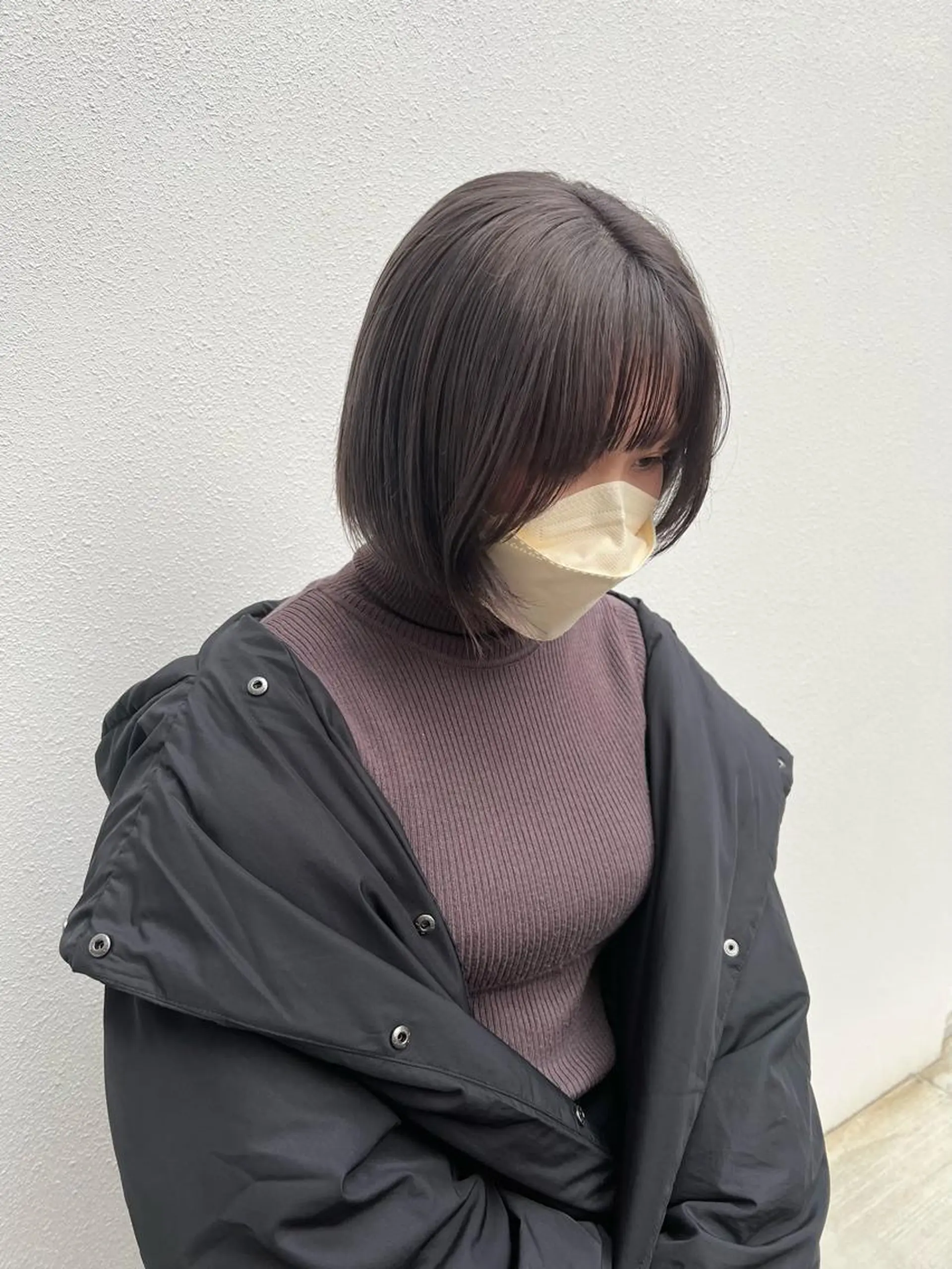 ショート カラー ブリーチ グレージュ 「sumi」 AMIのヘアスタイル