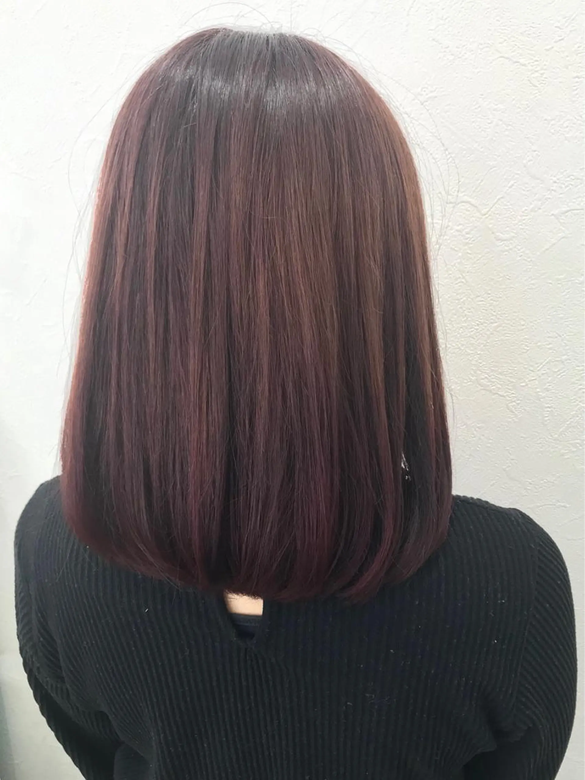 ミディアム カラー グラデーションカラー ピンクカラー カット ヘアカラー 髪質改善×METEO 店長 貞松直也のヘアスタイル