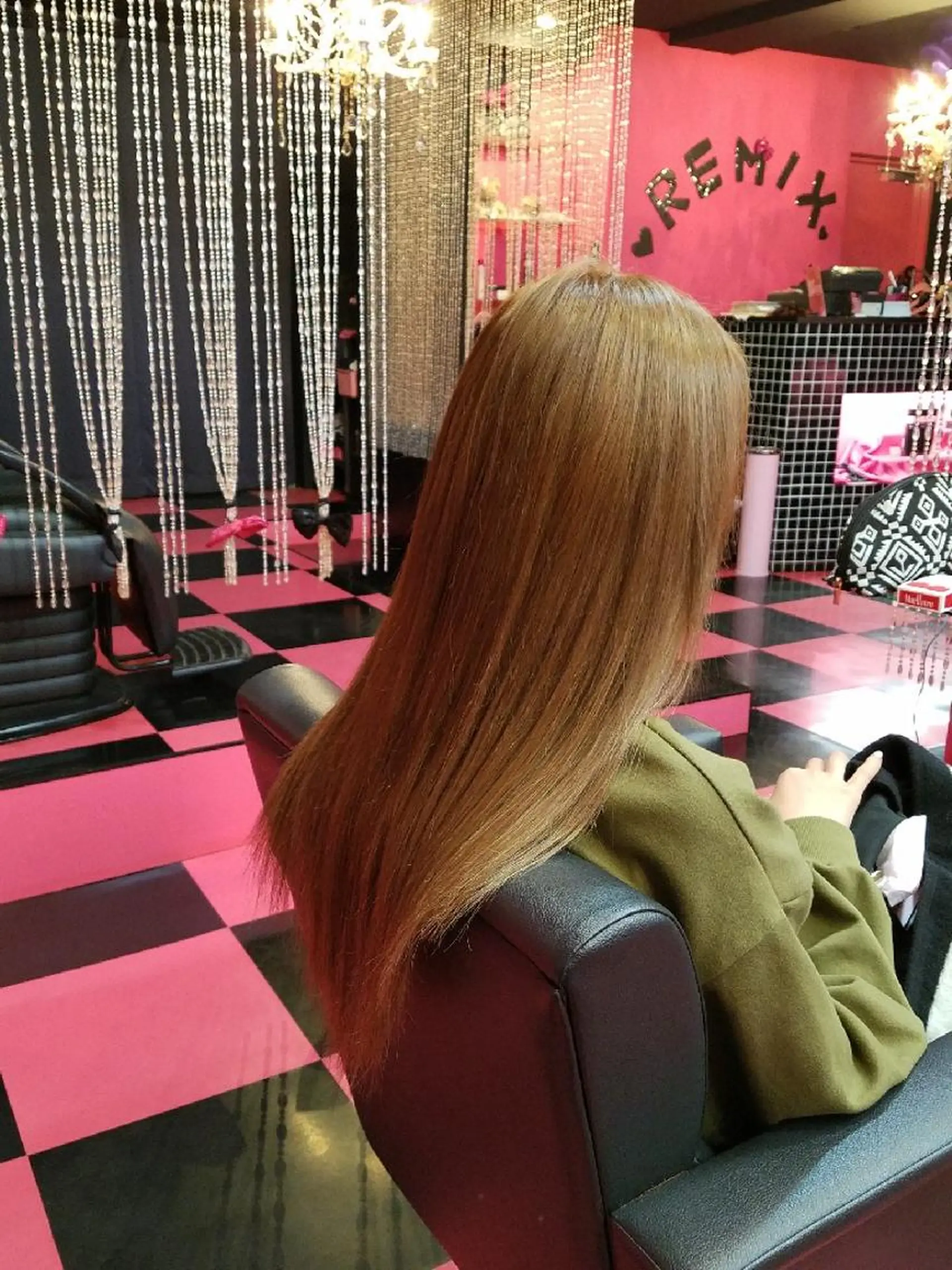 カラー ロング ブリーチ ダブルカラー エクステ REMIX　by　  Love　hairのヘアスタイル